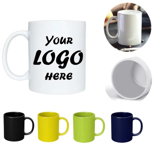 11 oz C-Handle Ceramic Coffee Mug