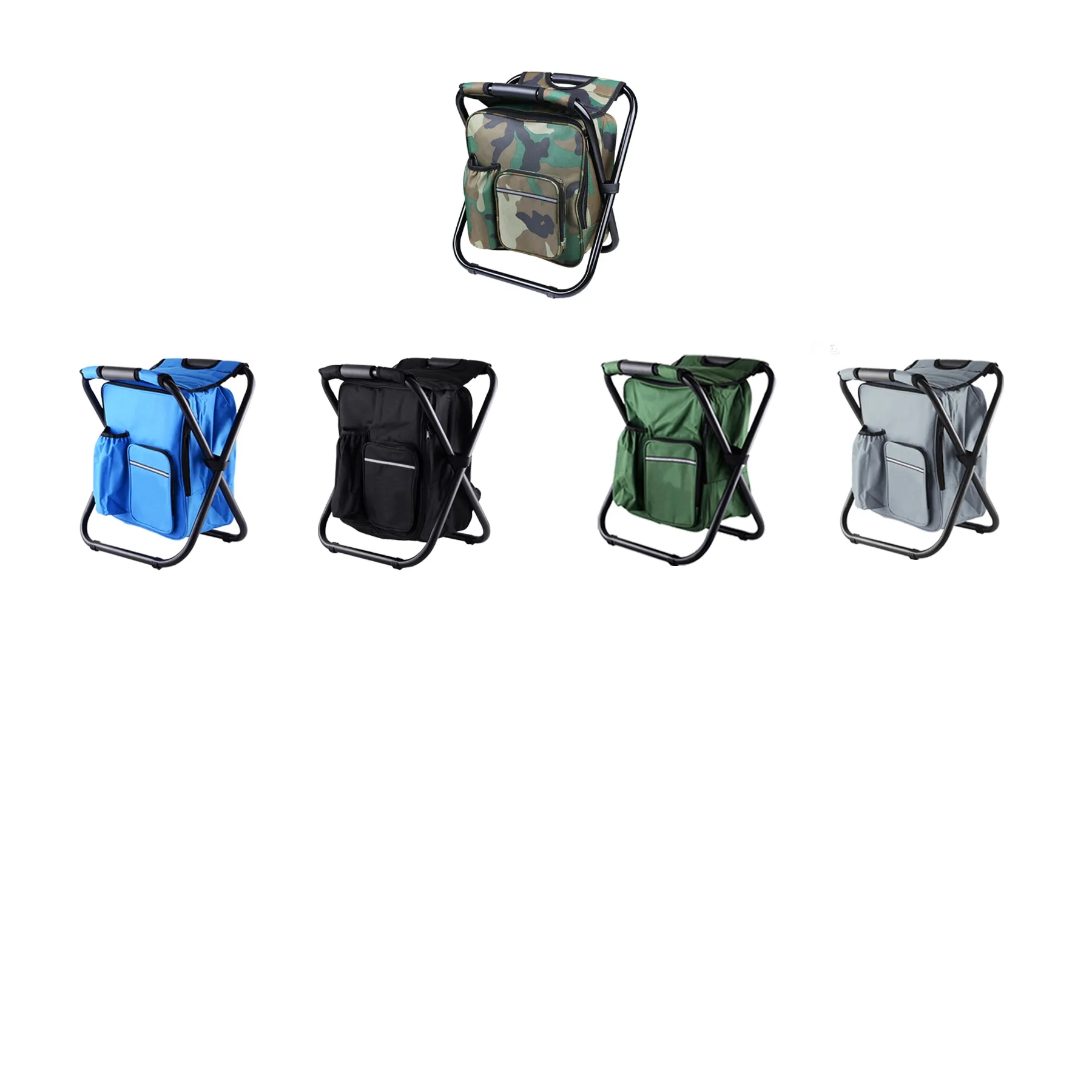Foldable Cooler Backpack Stool - Image 3