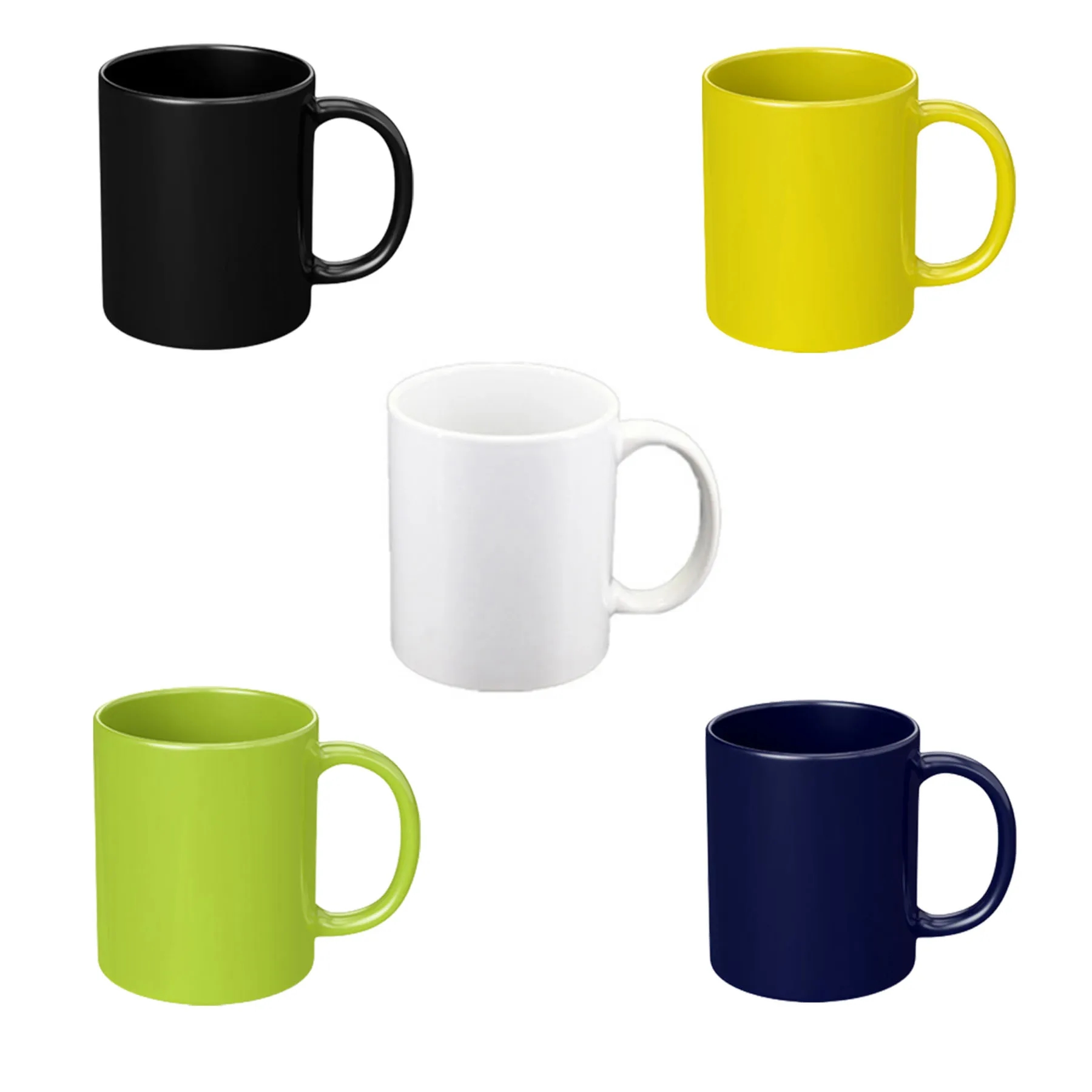 11 oz C-Handle Ceramic Coffee Mug - Image 3