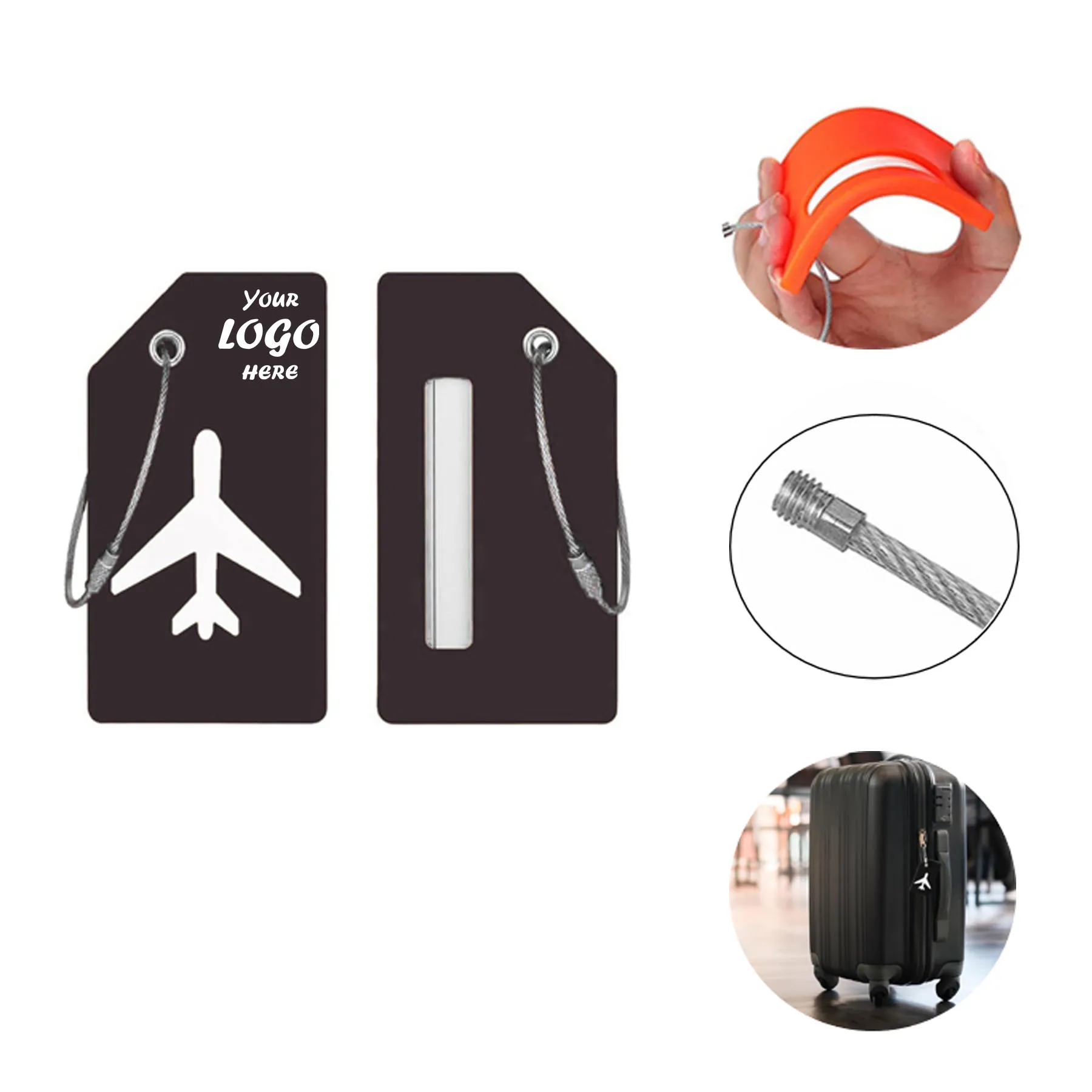 Airplane Luggage Tag