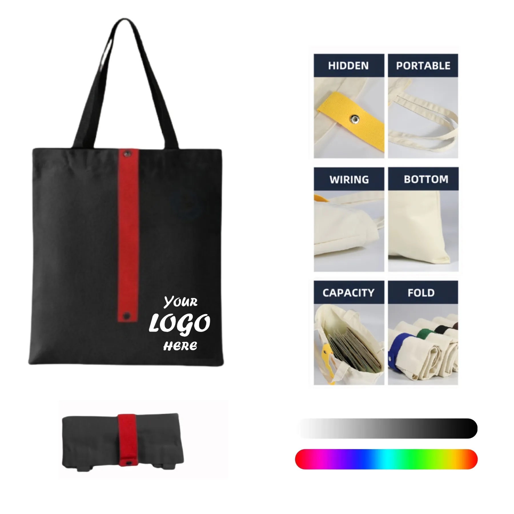 Ribbon Tie Tote Bag