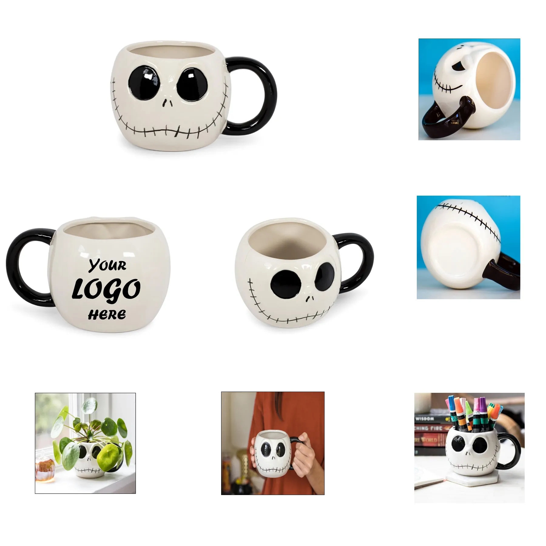 13 oz Big Belly Ceramic Mug