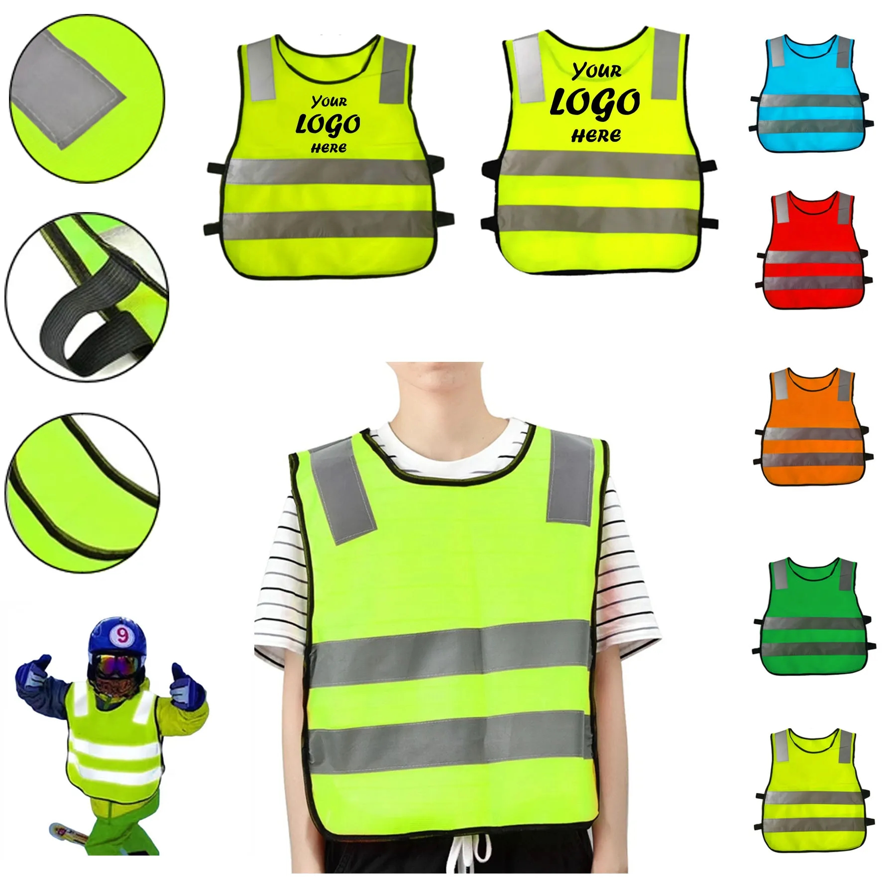 Kids Hi-Vis Reflective Safety Vest