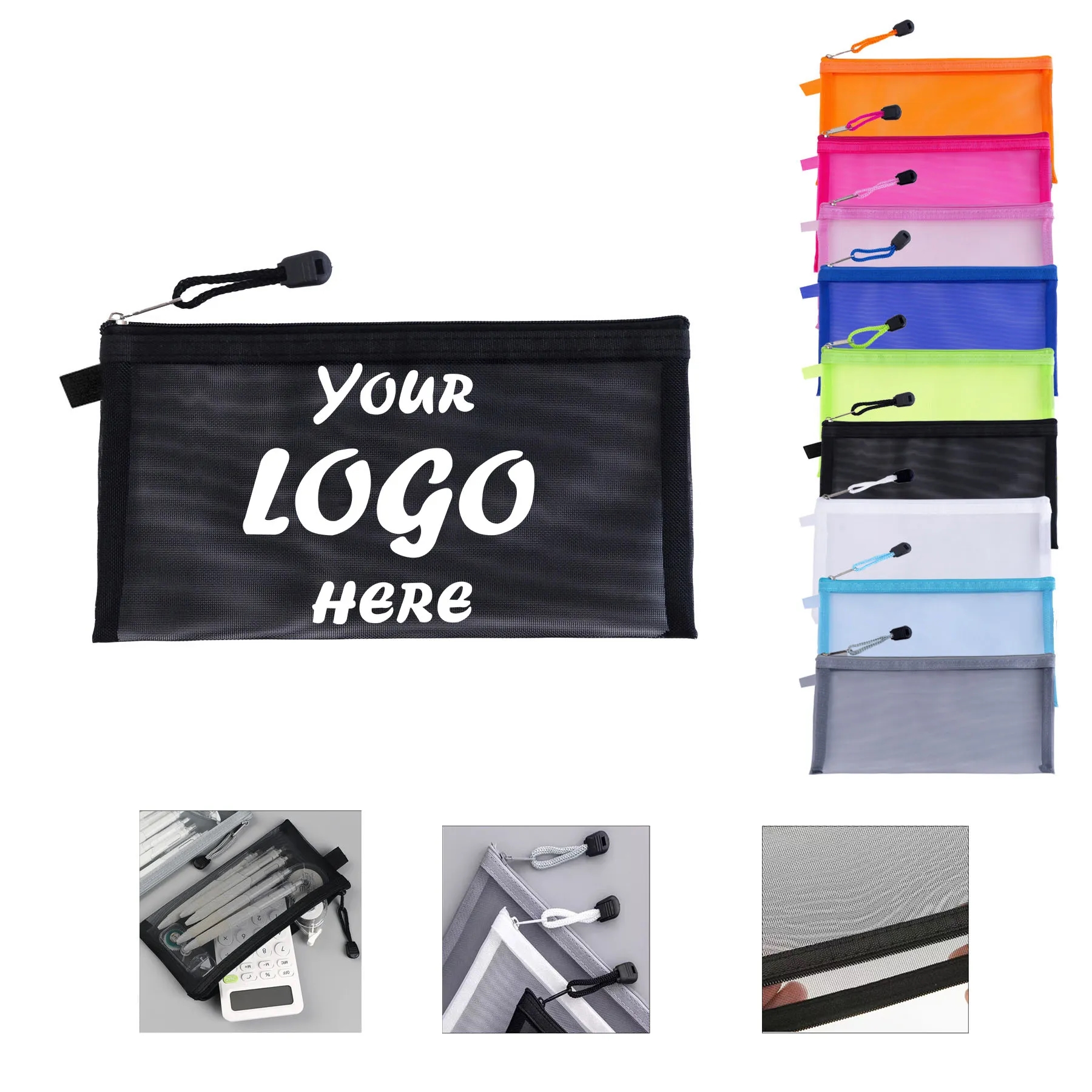 Mesh Zipper Pouch