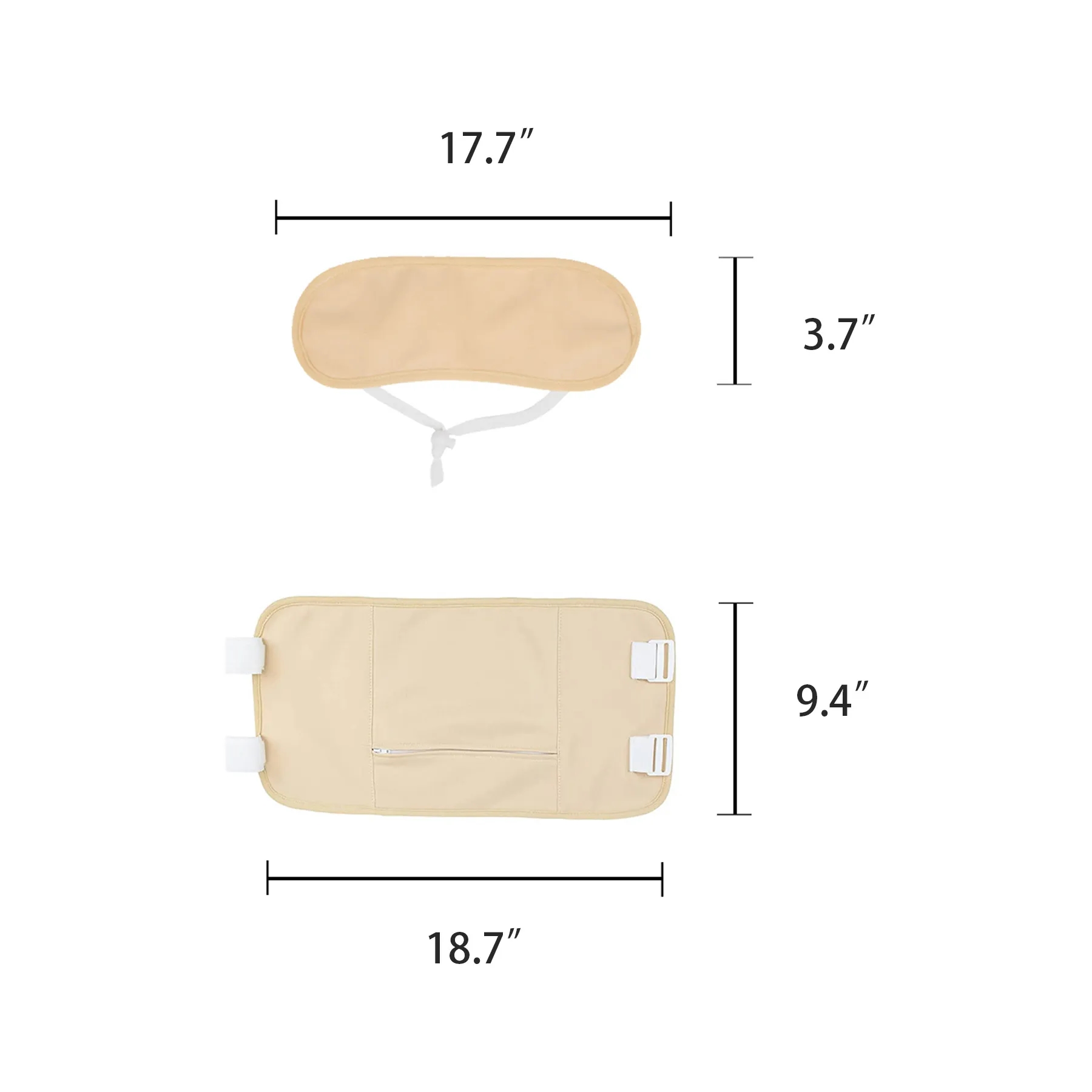 Castor Oil Pack Waist/Neck Wrap Set - Image 2