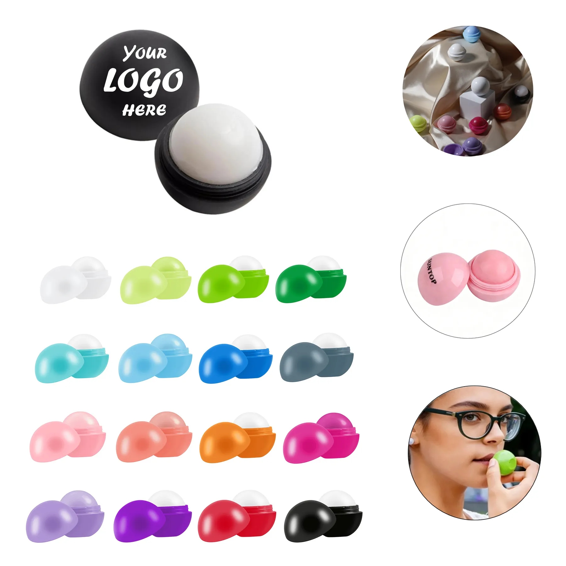 Vanilla Lip Balm Ball