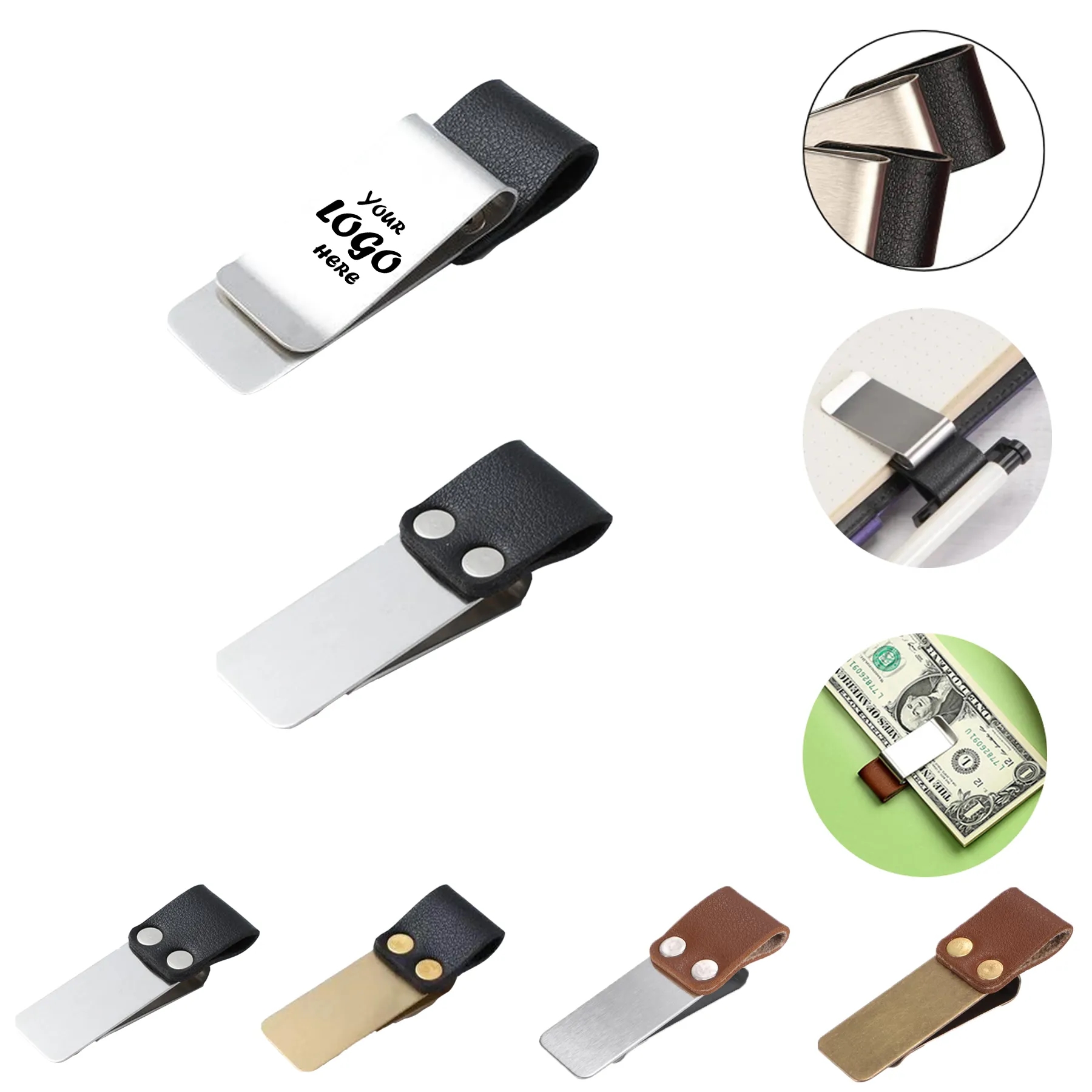 Stainless Steel Pen Clip