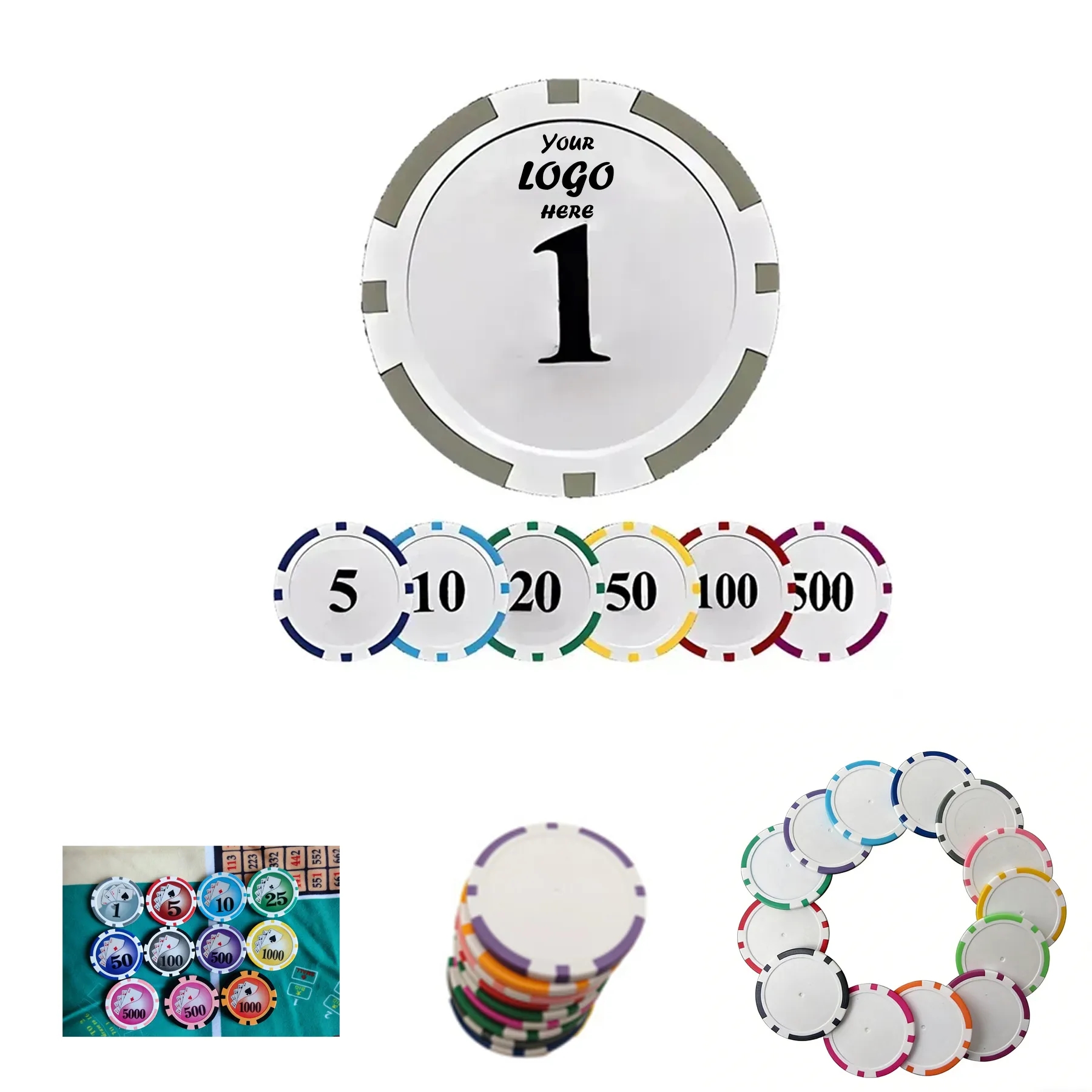 1.58" Poker Chips