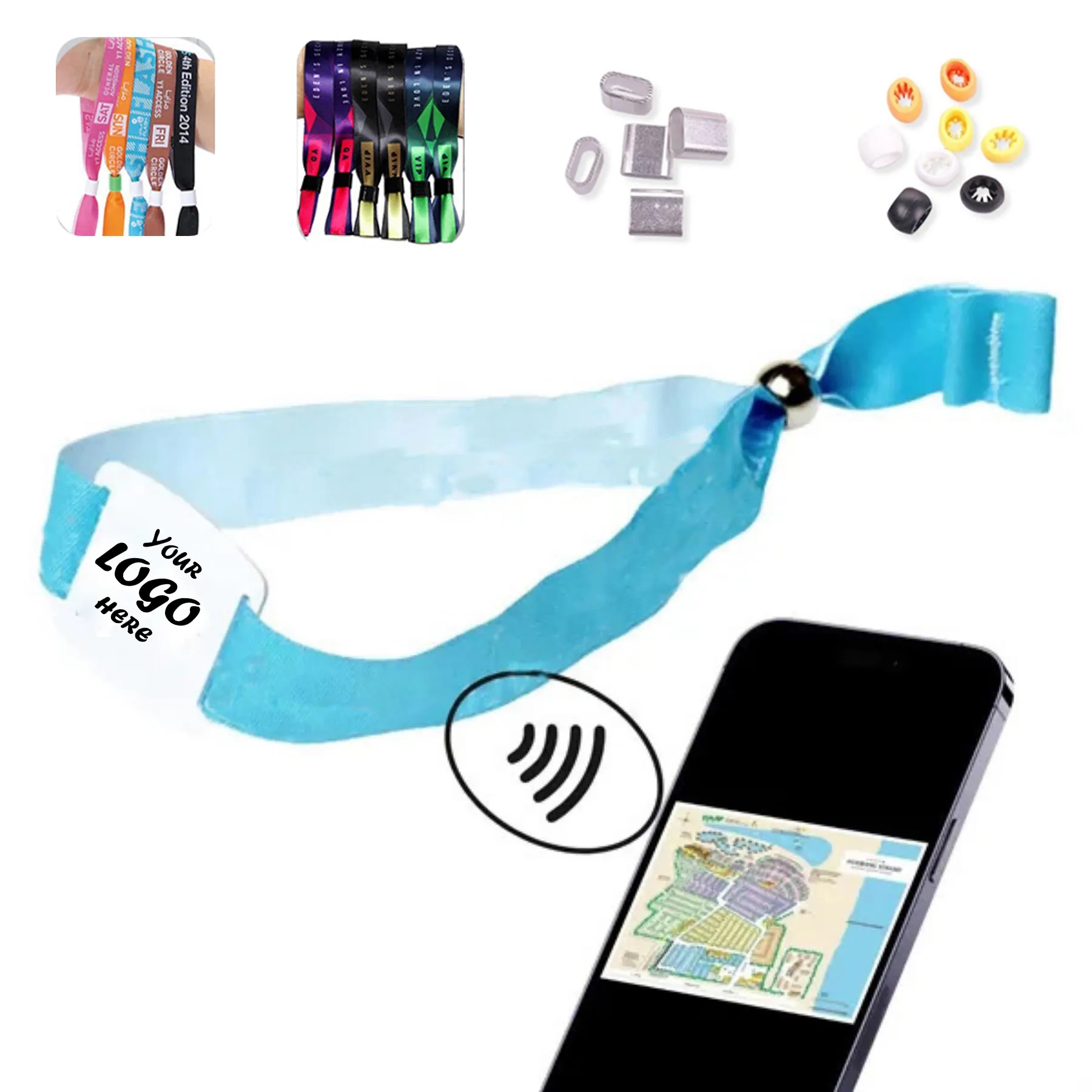 RFID Cloth Wristbands