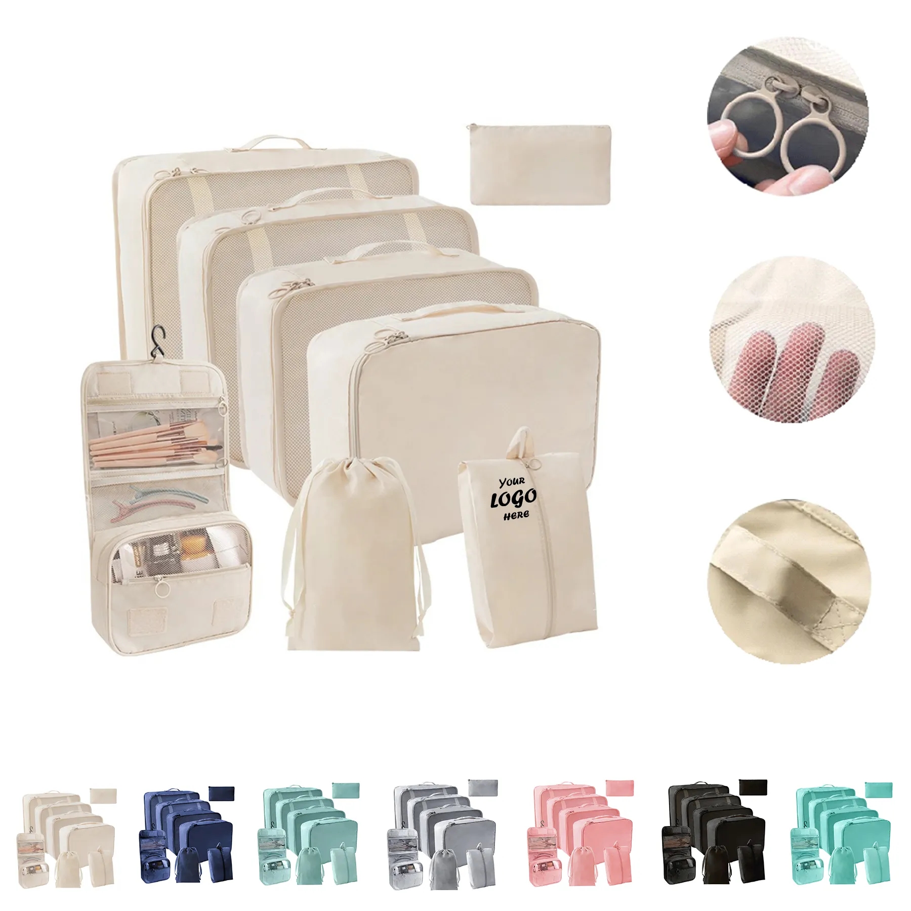 8-Piece Packing Cube Set