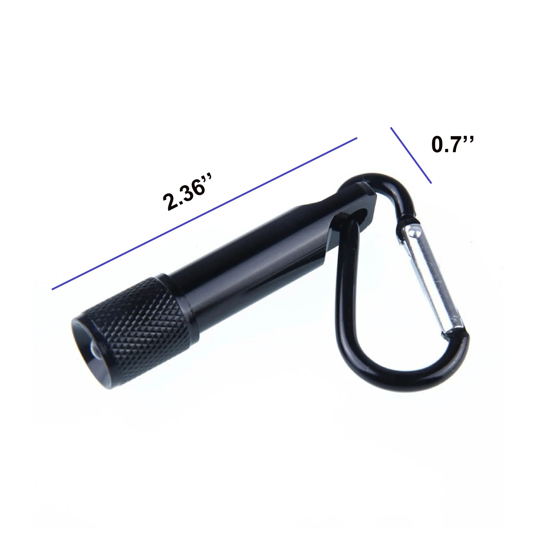 Aluminum Carabiner Flashlight - Image 2
