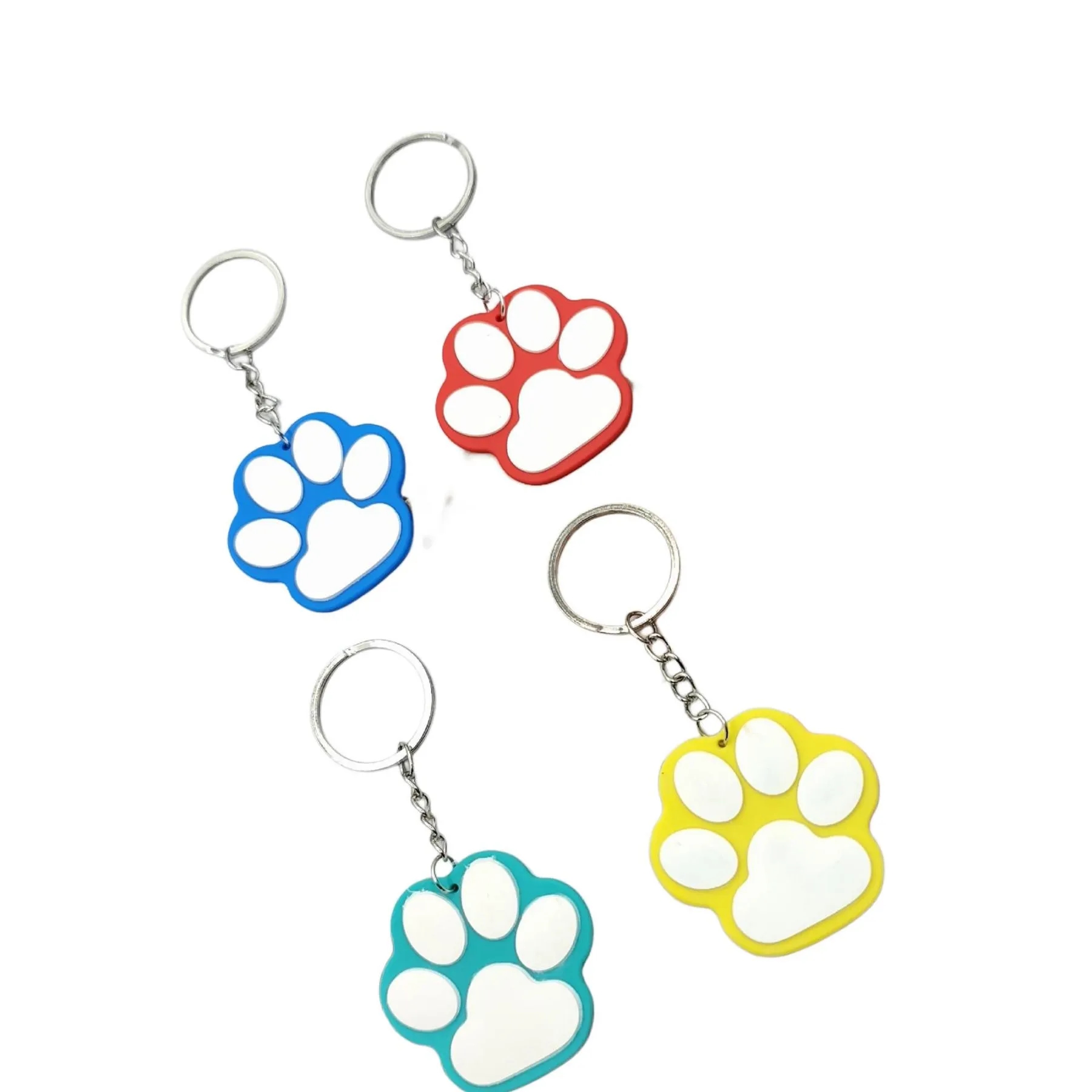 Paw Print Vinyl Key Tag - Image 3