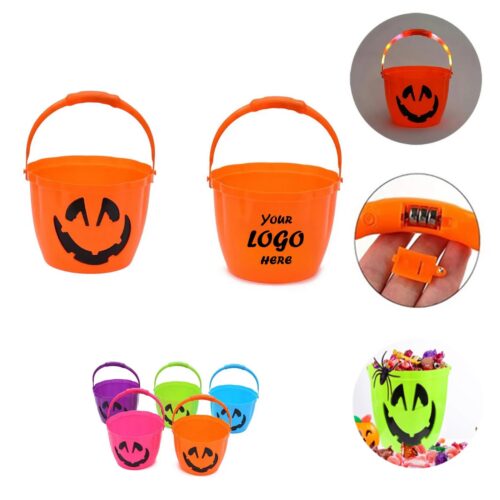 Light-Up Pumpkin Candy Bucket