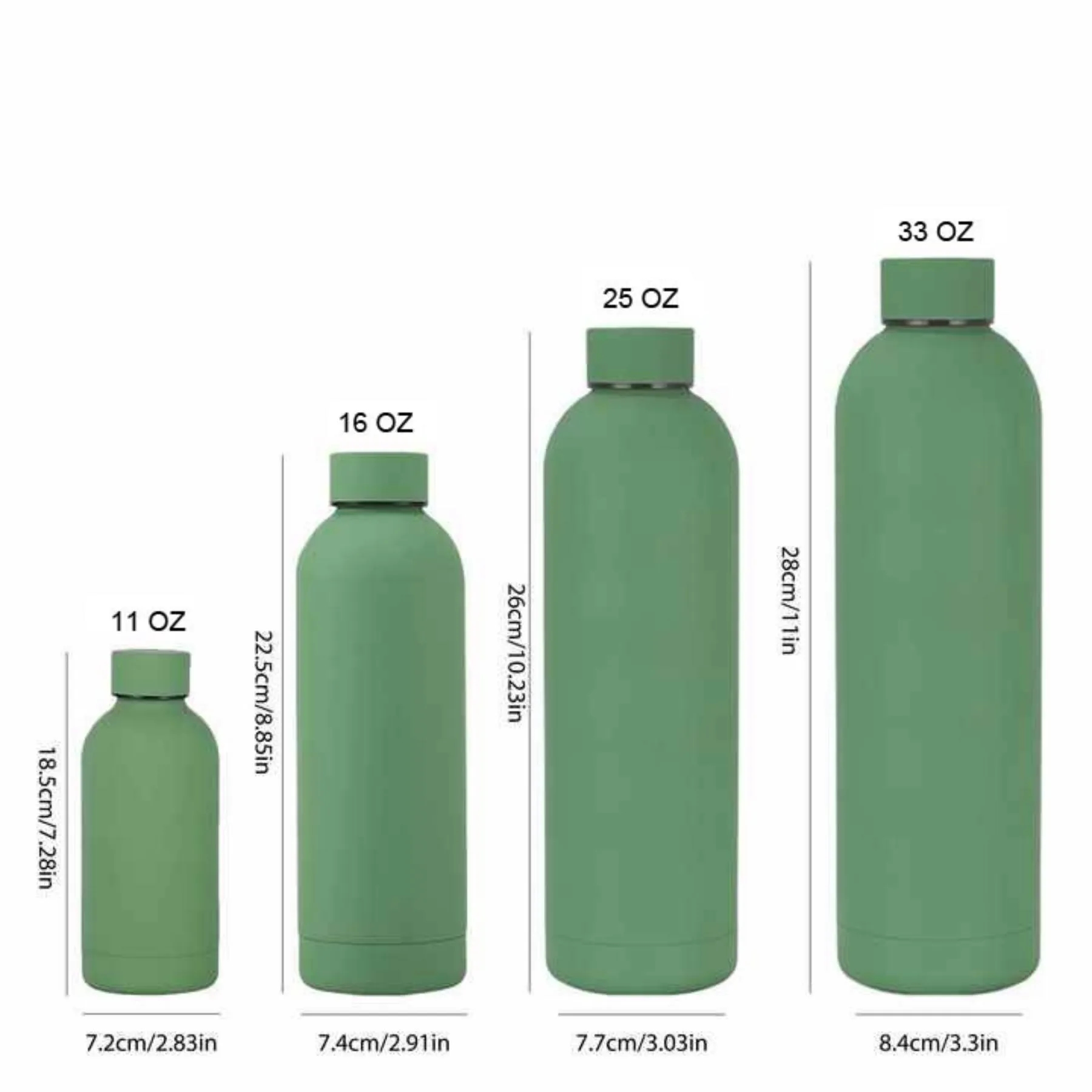 16 Oz Stainless Steel Gym Bottle - Image 2