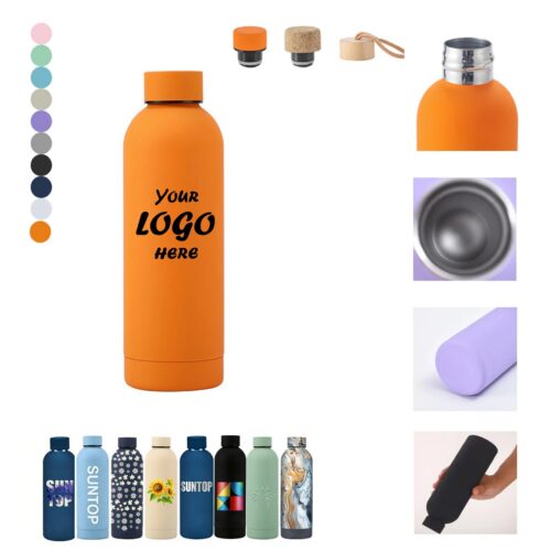16 Oz Stainless Steel Gym Bottle