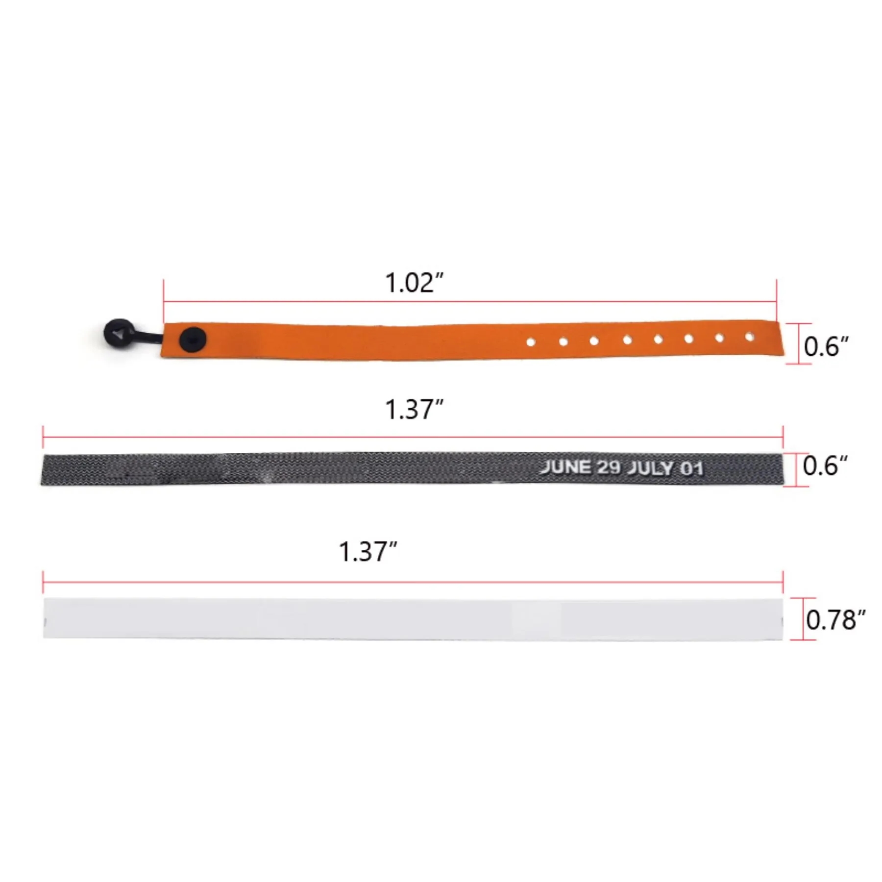 RFID Cloth Wristbands - Image 2
