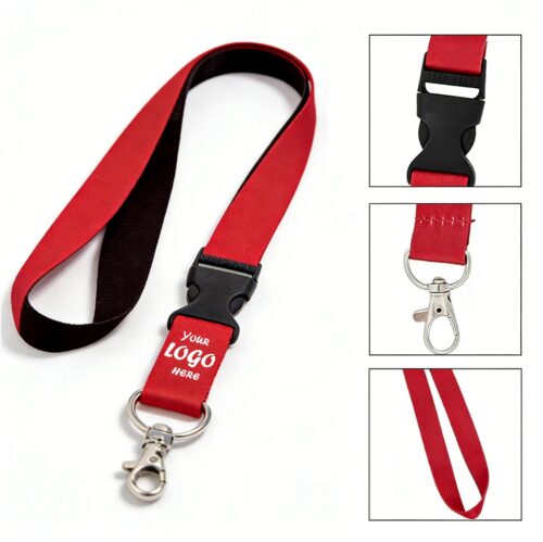 1" Braided NFC Sublimation Lanyard