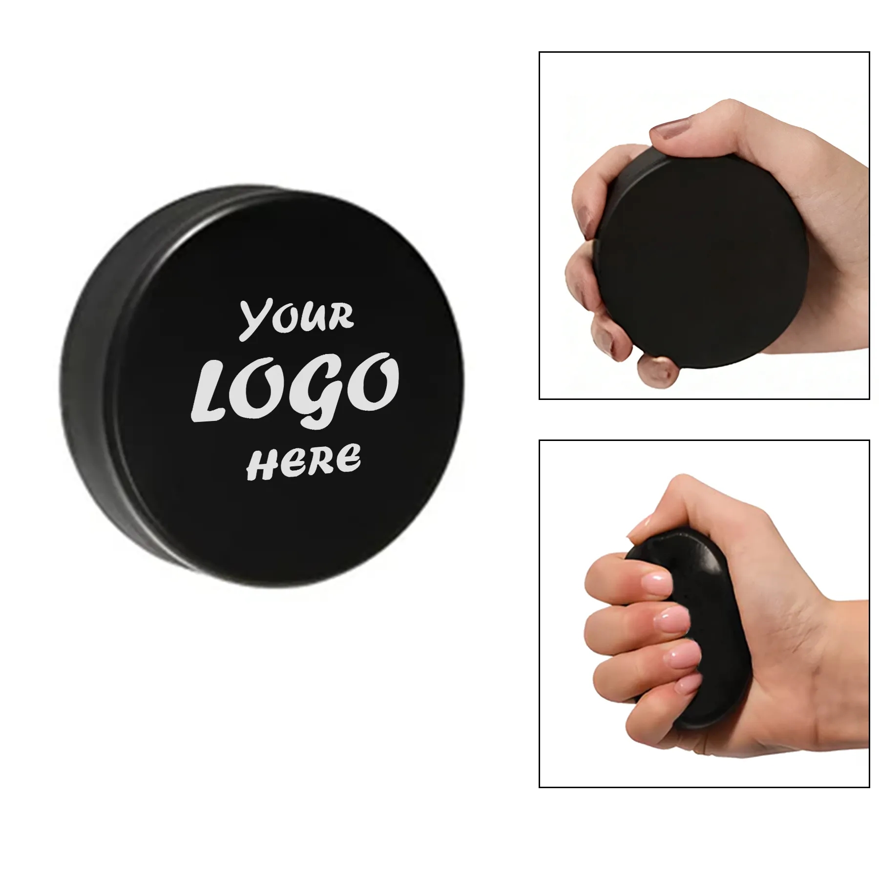 PU Foam Hockey Puck Stress Reliever