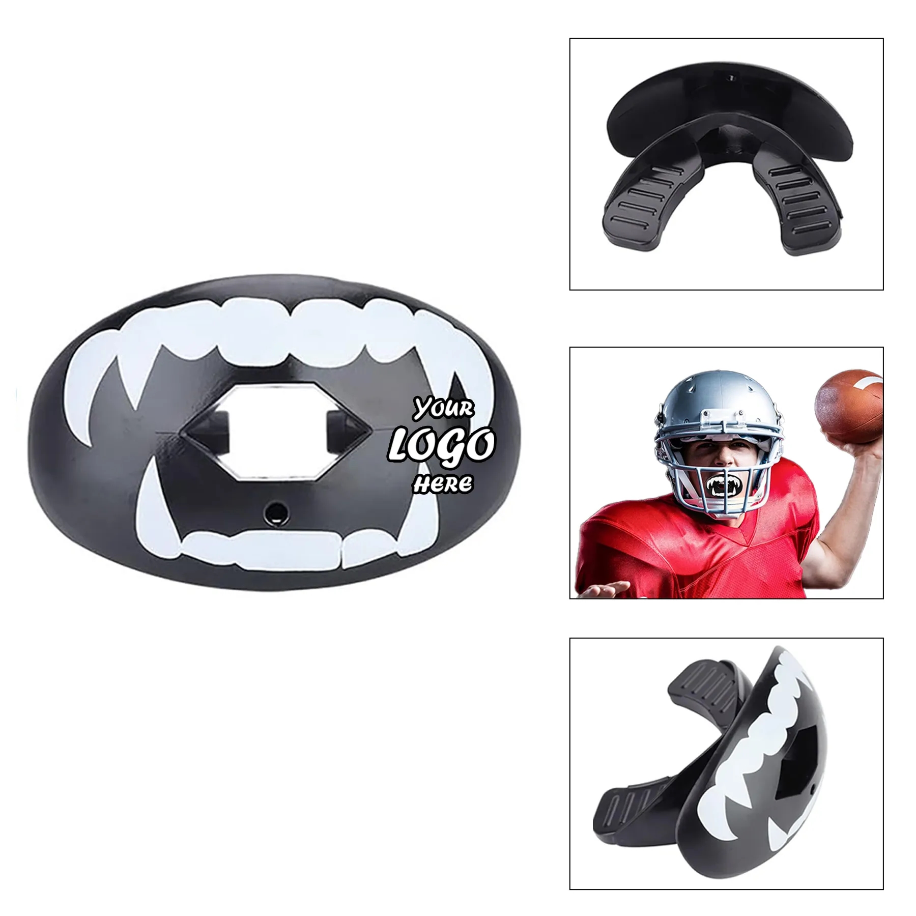 Instant-Fit Sports Lip And Mouth Guard