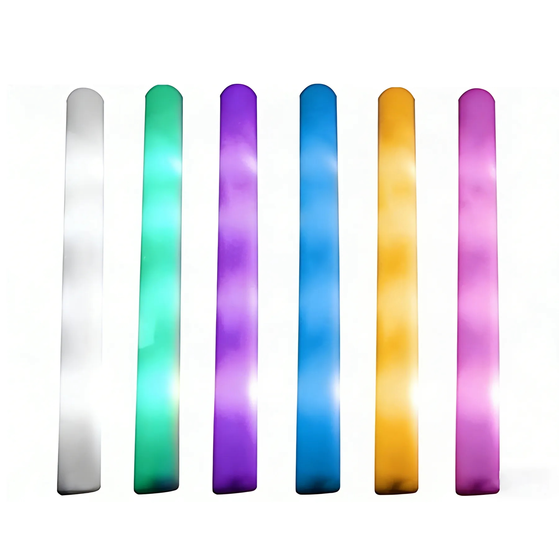 Battery-Powered Foam Glow Sticks W/ On Off Switch - Image 3