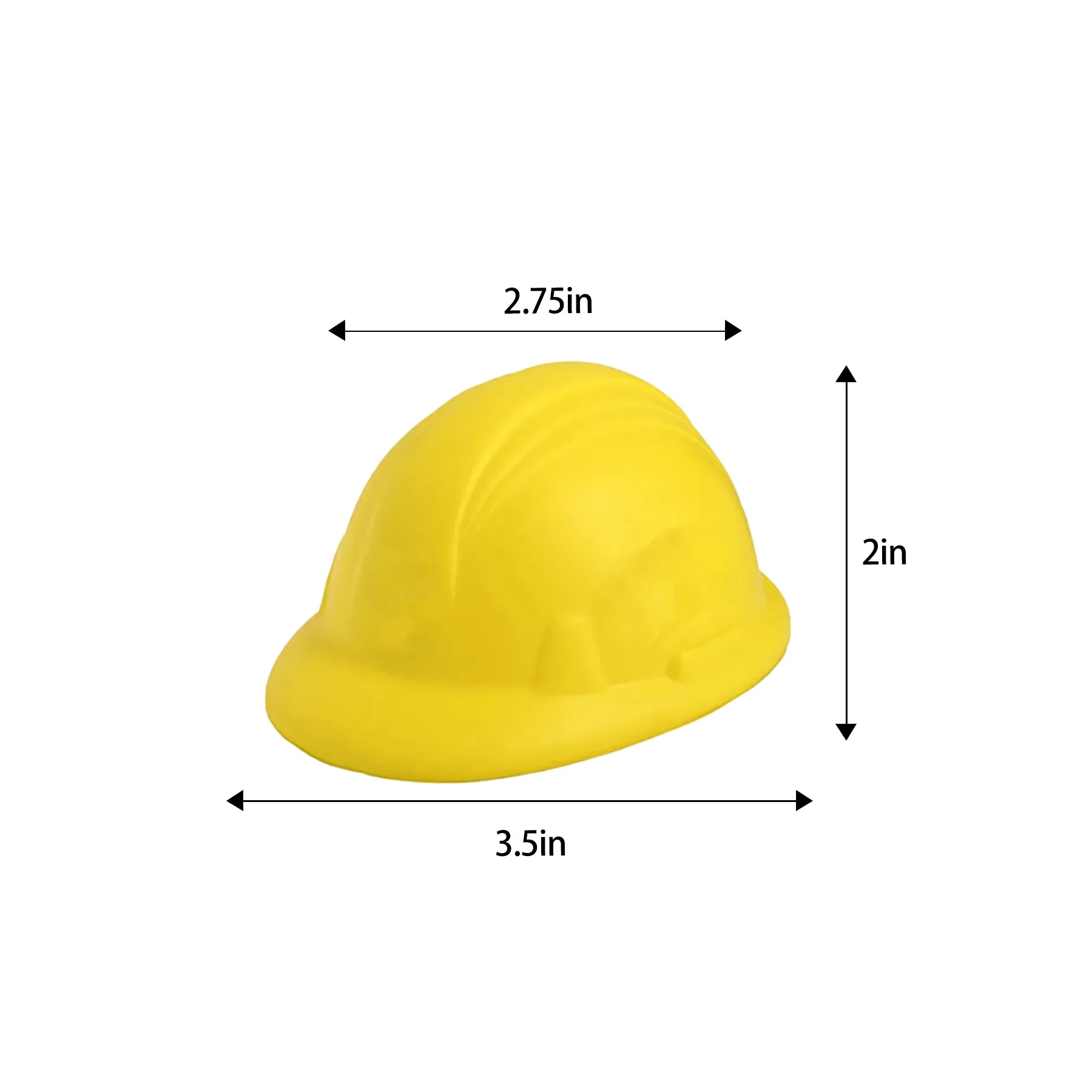 Safety Construction Hard Hat Stress Ball - Image 2