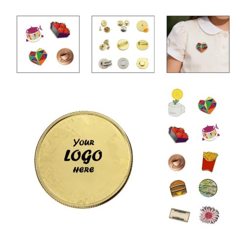 Custom Enamel Lapel Pins With Full Color Branding