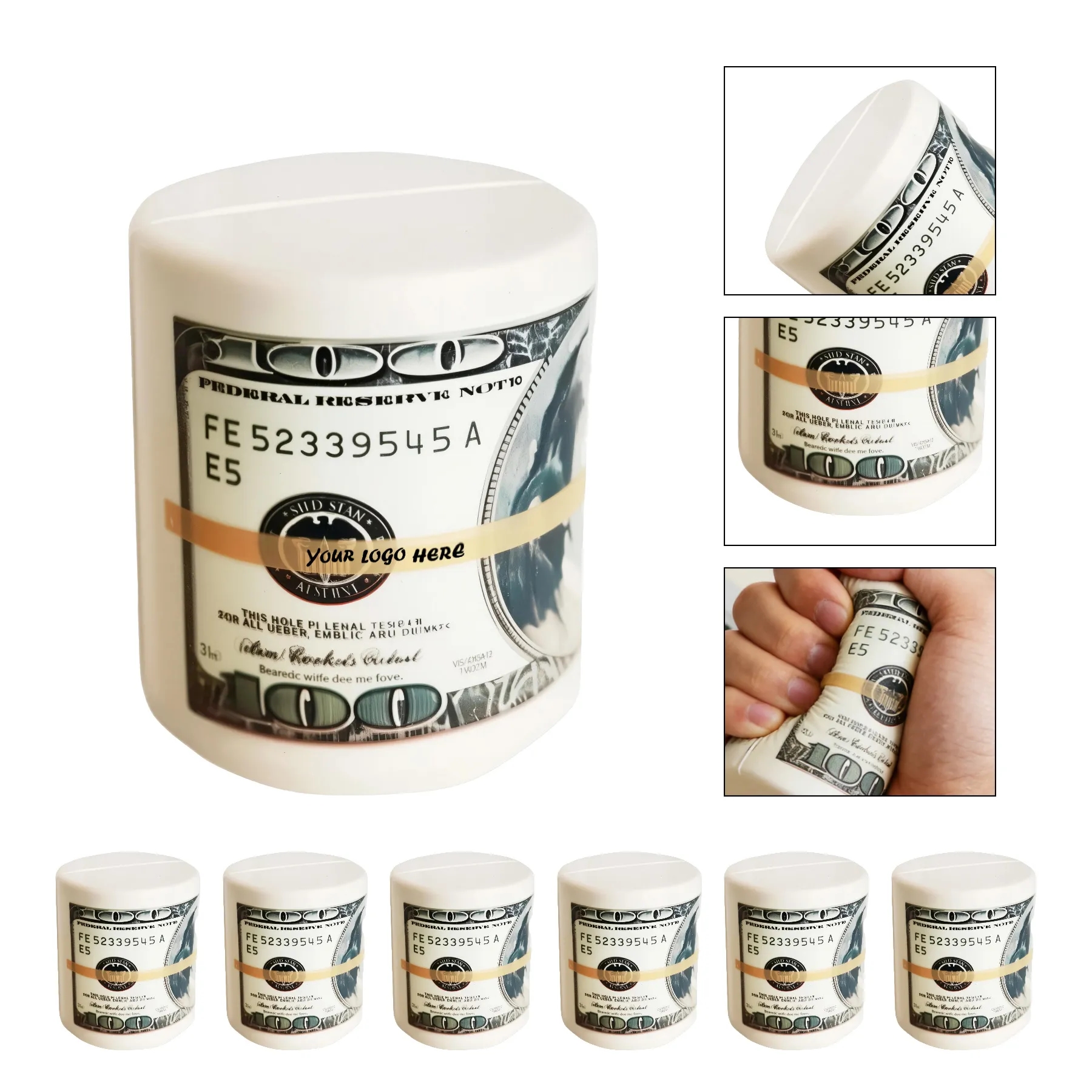 Money Wad PU Foam Stress Reliever Squeeze Toy