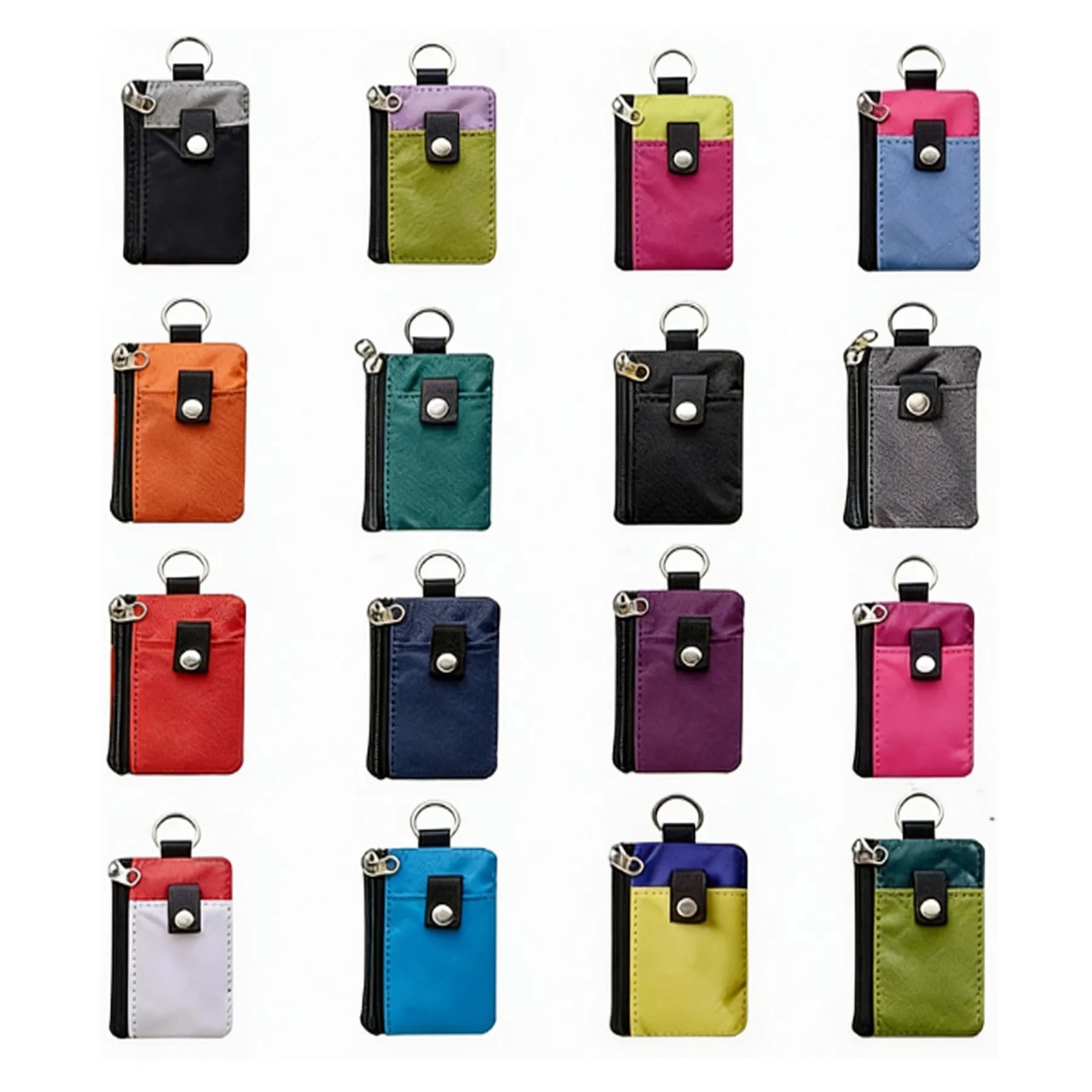 RFID Blocking ID Window Mini Wallet W/ 18.25in Lanyard - Image 3