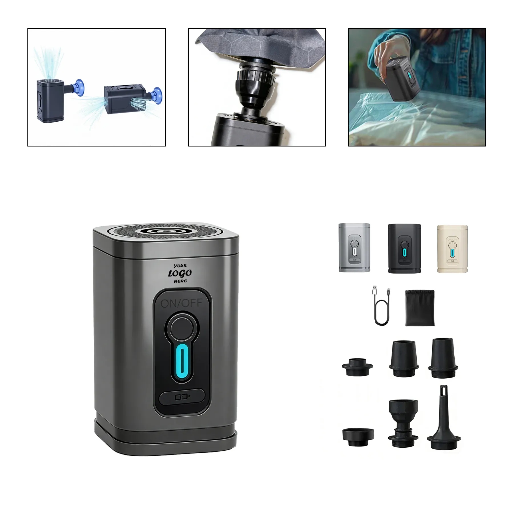 Rechargeable Electric Air Pump For Travel And Camping