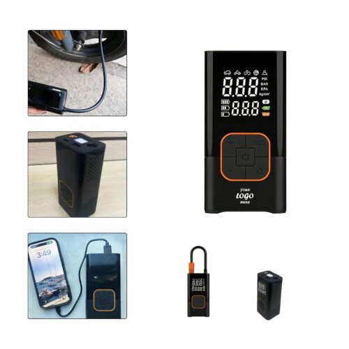 Rechargeable Car Tire Inflator Power Bank Emergency Tool