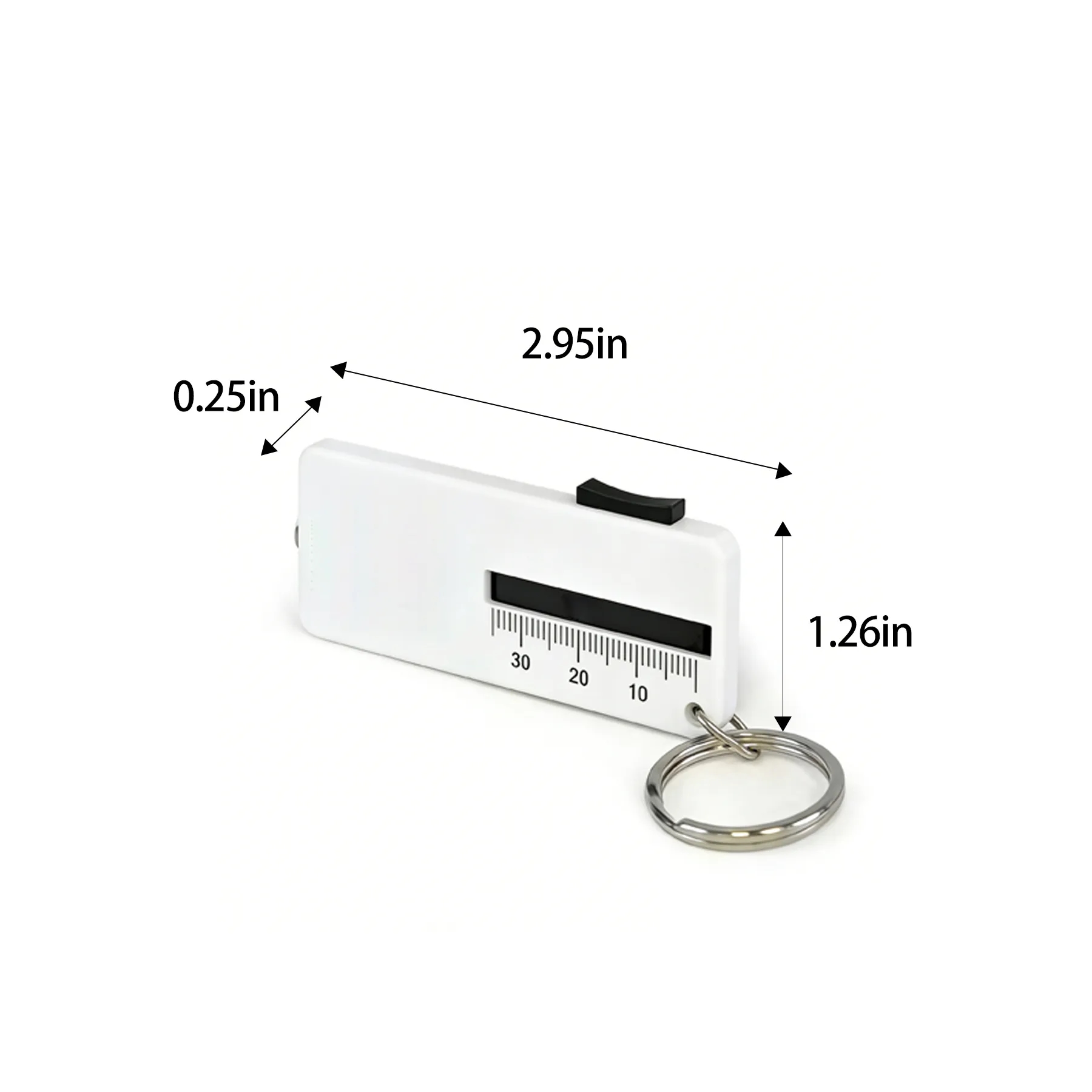 Compact Keychain Tire Gauge For Cars Bikes And Travel - Image 2