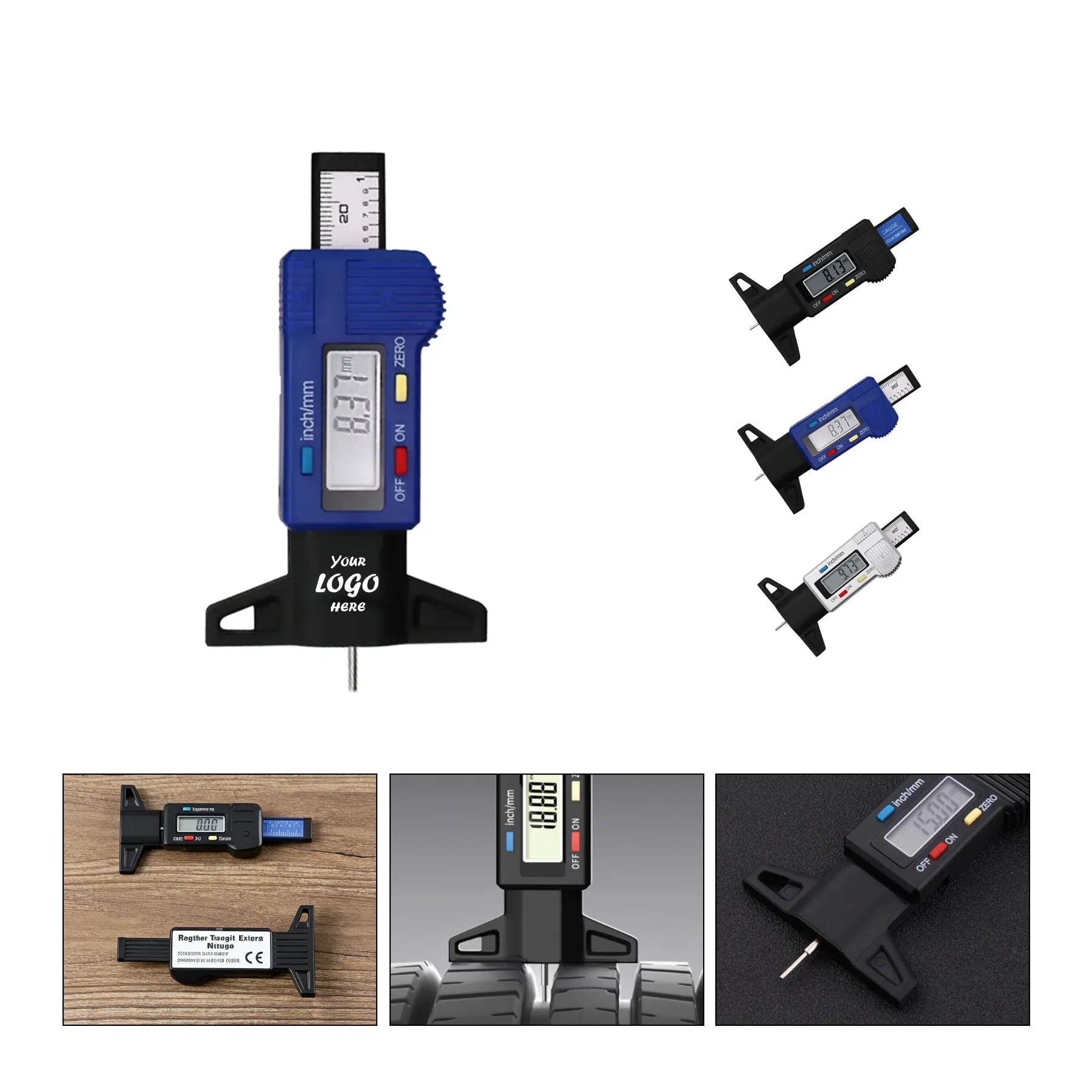 Precision Digital Tire Tread Depth Gauge For Car Use