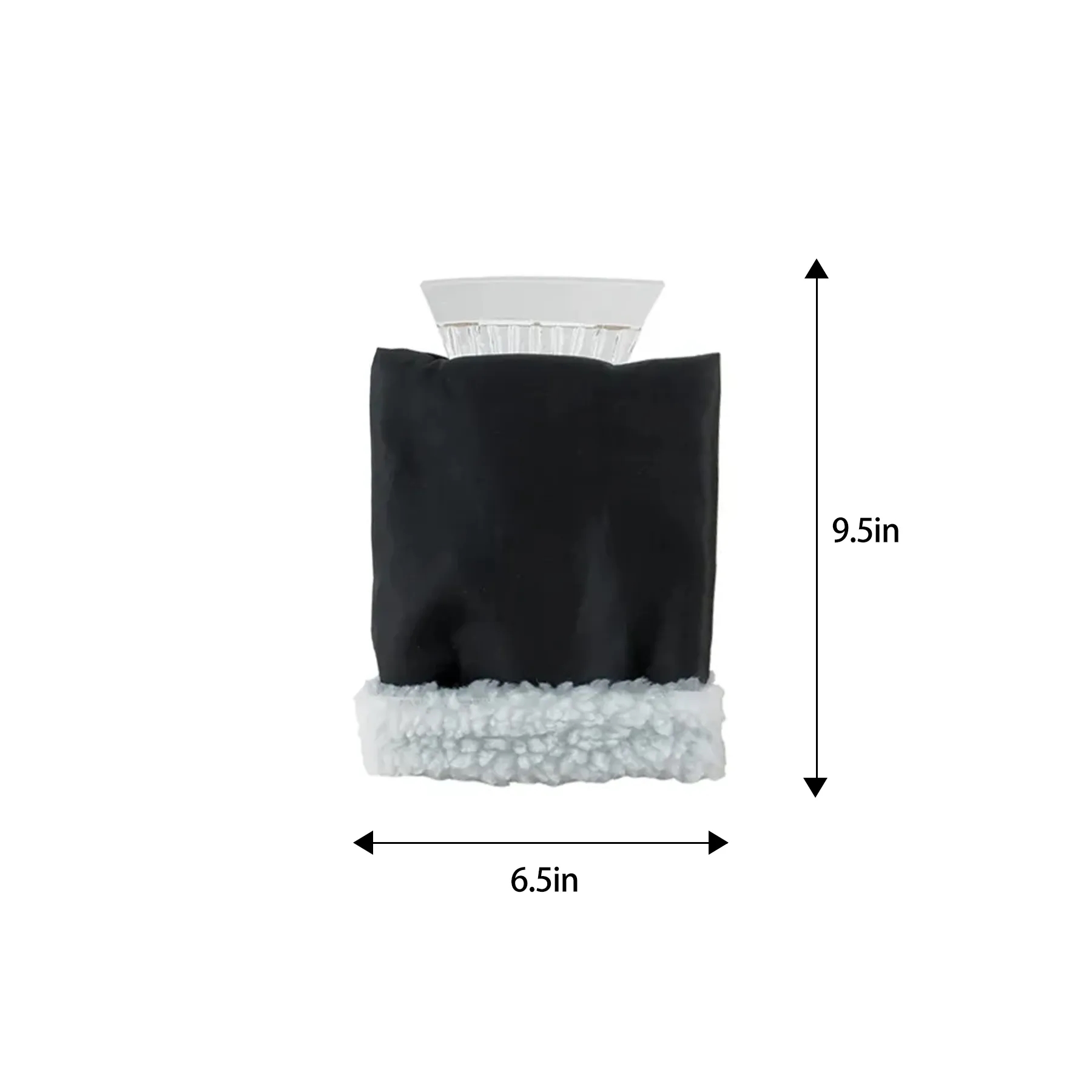 Warm Ice Scraper Hand Mitten For Winter Vehicle Care - Image 2