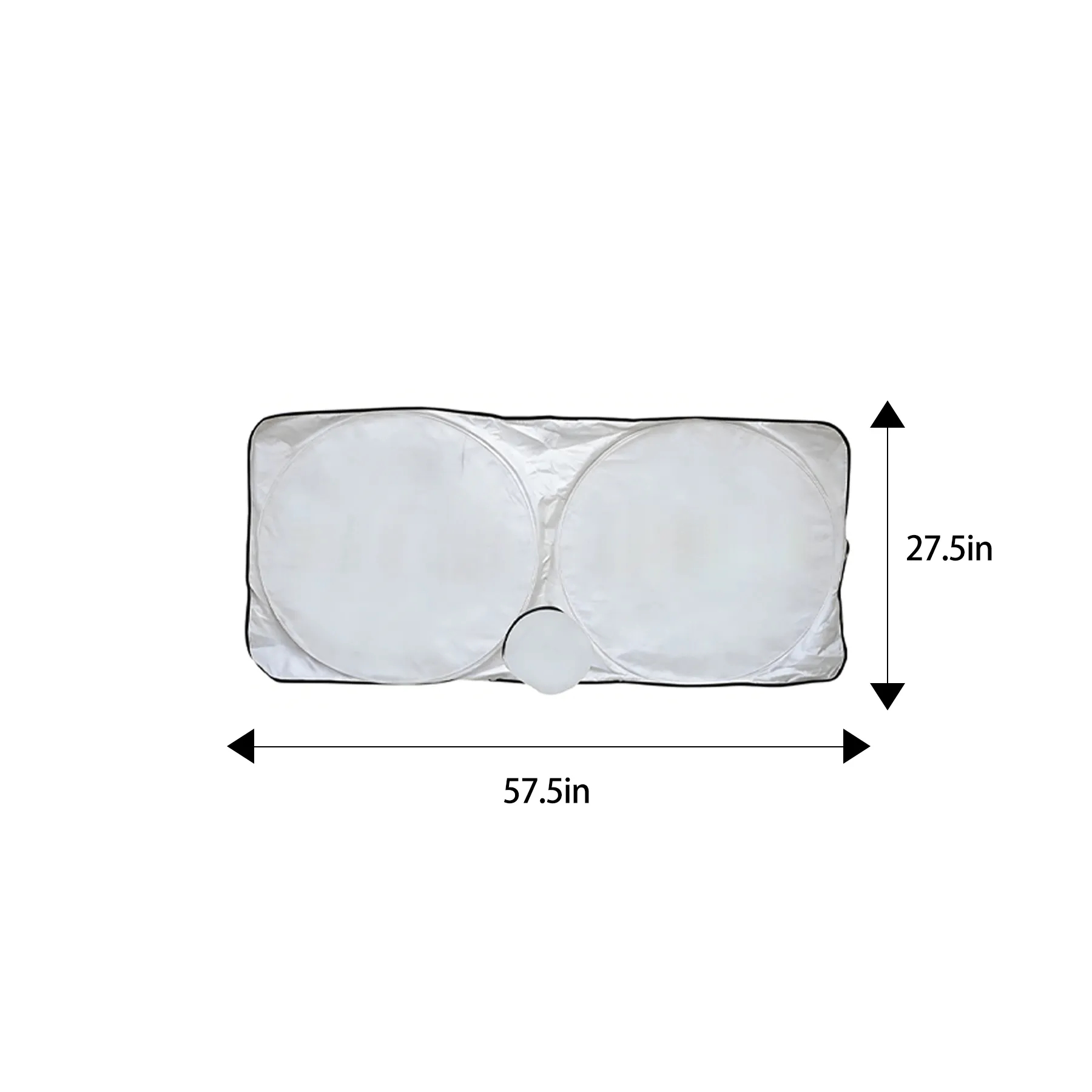 Portable Foldable Windshield Sunshade For Summer Cars - Image 2