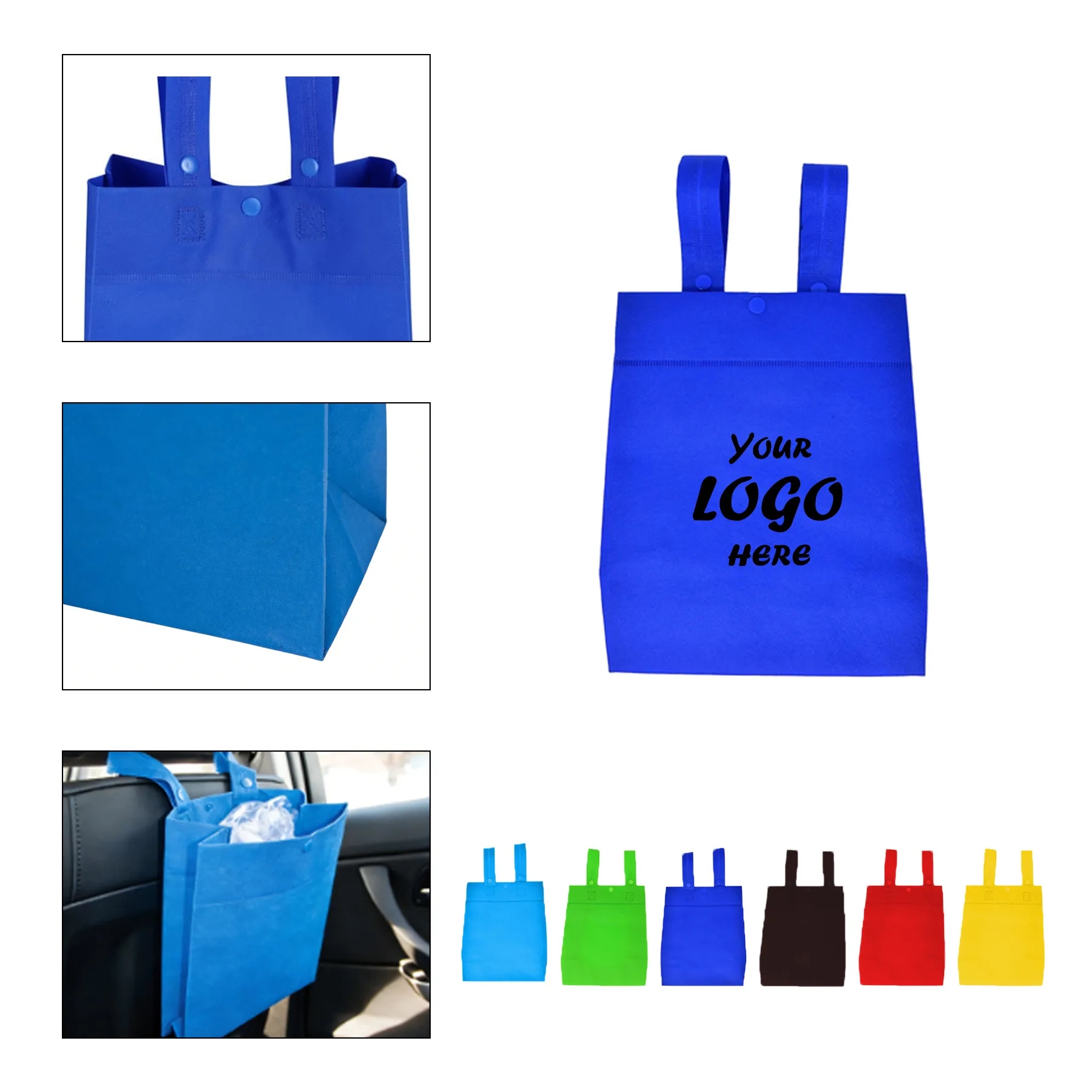 Reusable Auto Litter Bag For Clean Car Travel Storage
