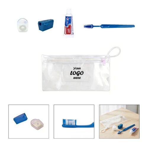 Adult Travel Dental Hygiene Essentials Toothbrush Kit