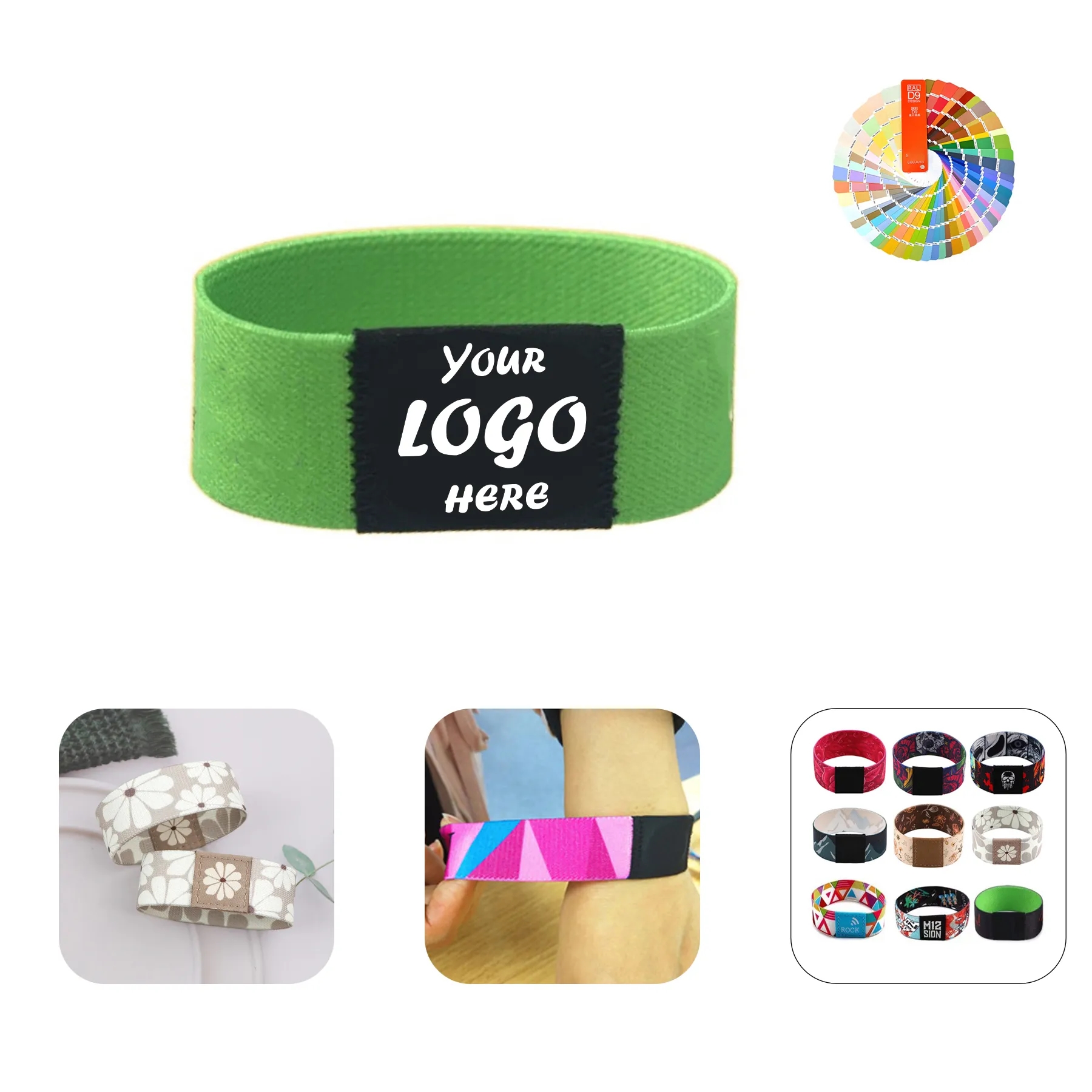 6.3 In Custom NFC RFID Nylon Elastic Bracelet