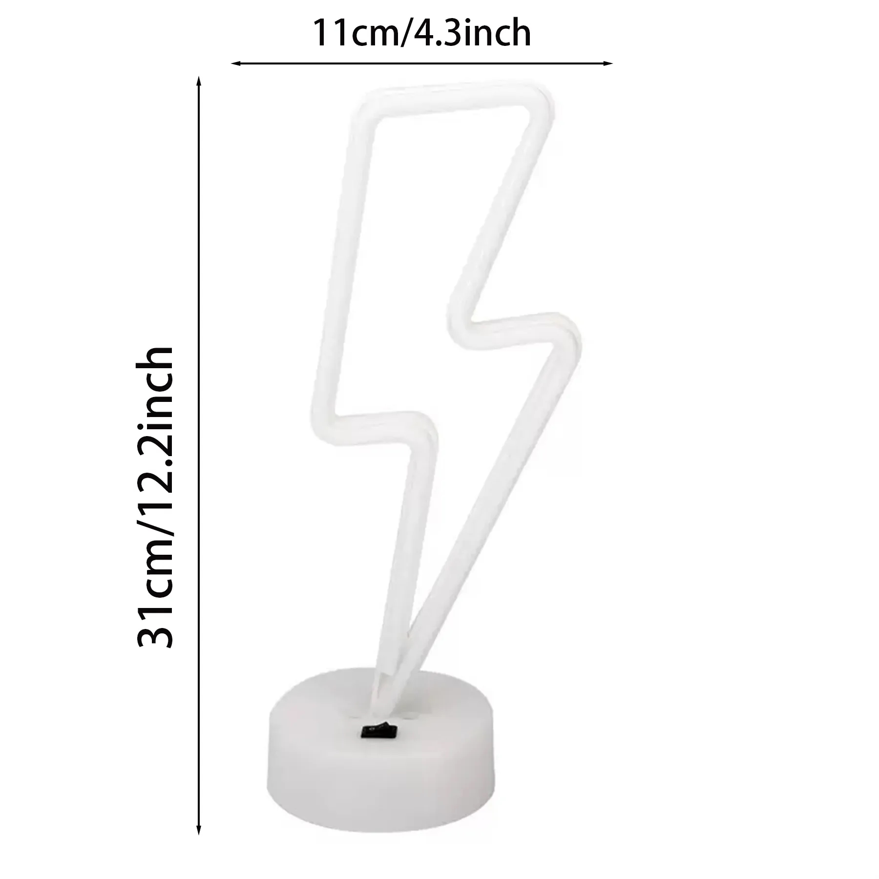 LED Neon Desk Sign Light With Acrylic Base - Image 2