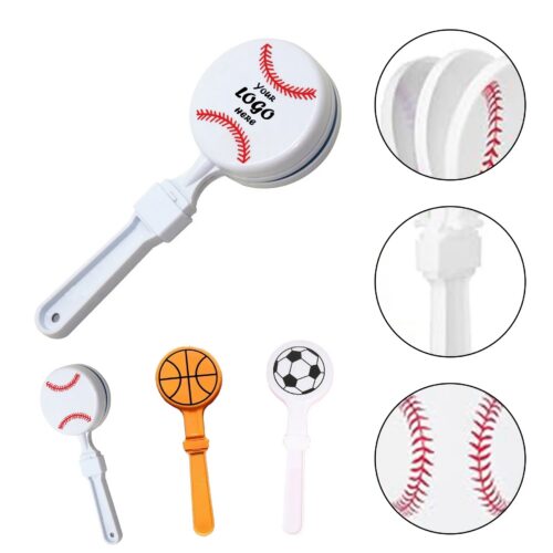 Ball Clapper Noise Maker With Pad Print Logo