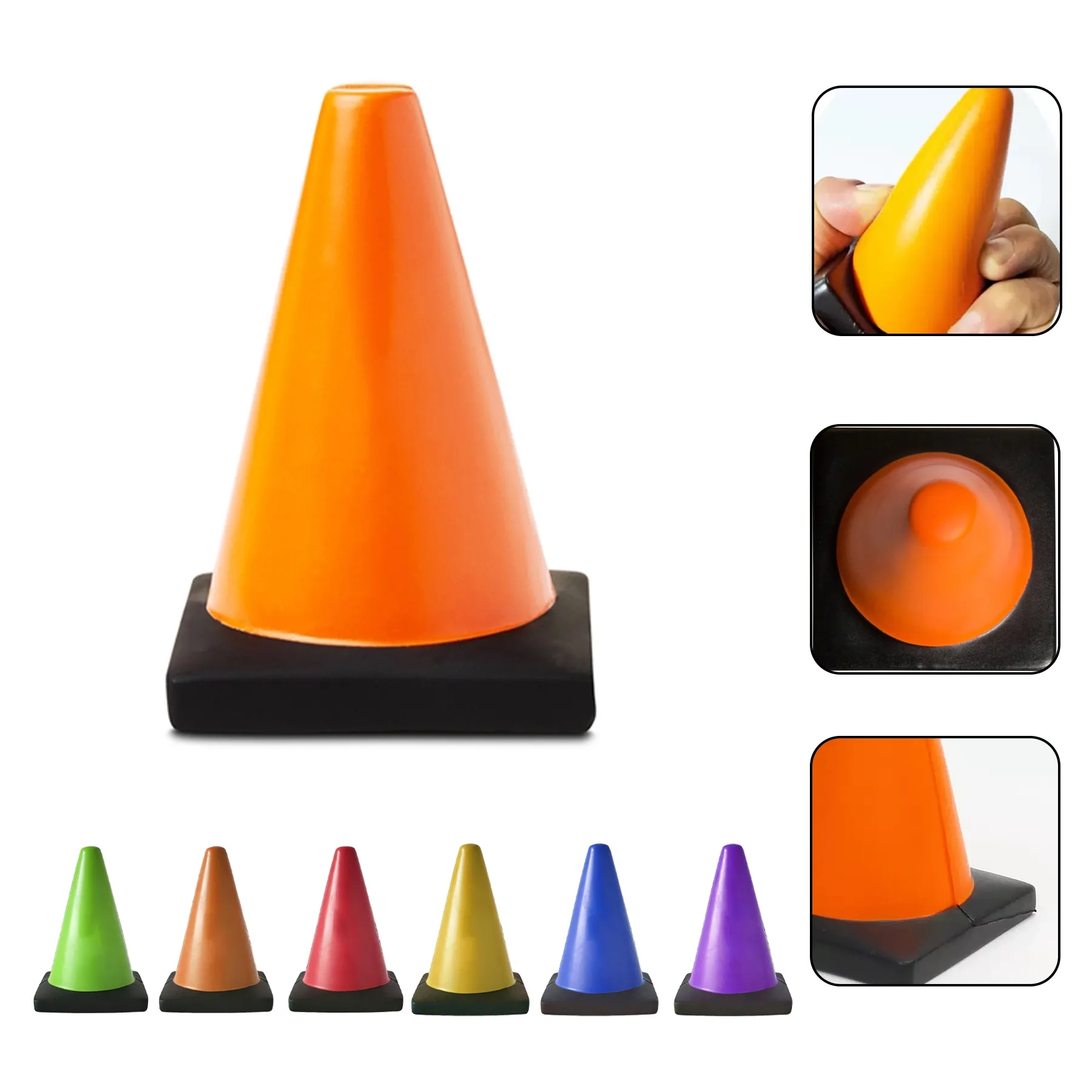 PU Foam Pad Print Construction Cone Stress Reliever