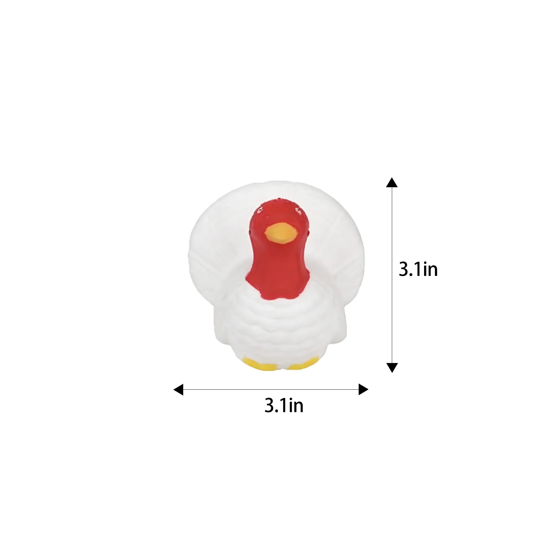 PU Foam Pad Print Thanksgiving Turkey Stress Reliever - Image 2