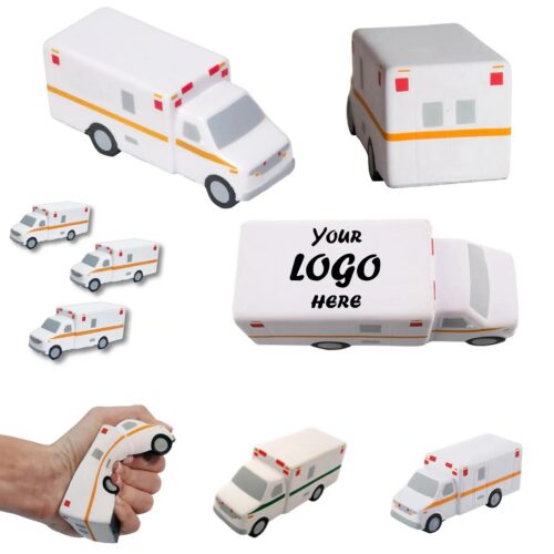 Custom Ambulance Stress Reliever Foam Safety Gift