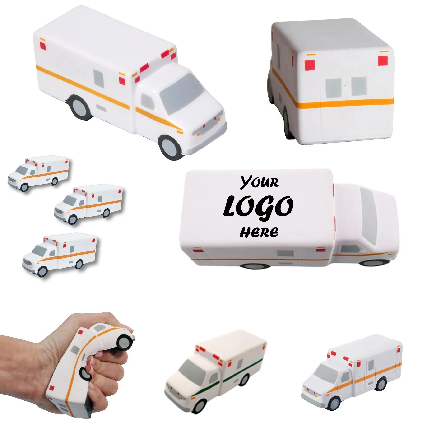 Custom Ambulance Stress Reliever Foam Safety Gift