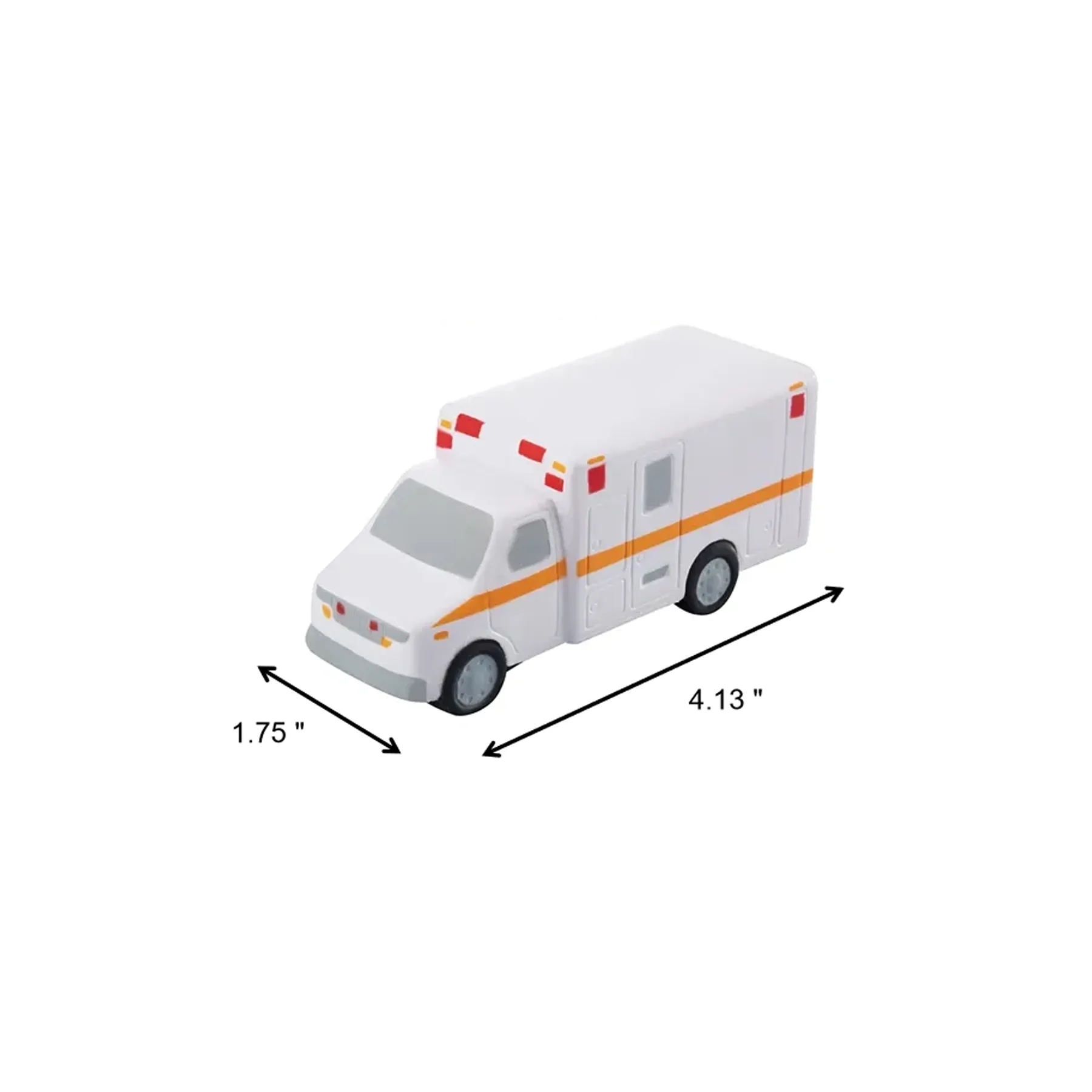 Custom Ambulance Stress Reliever Foam Safety Gift - Image 2