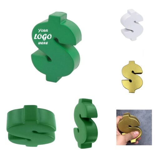 Custom Money Sign Stress Reliever Finance Promo Gift