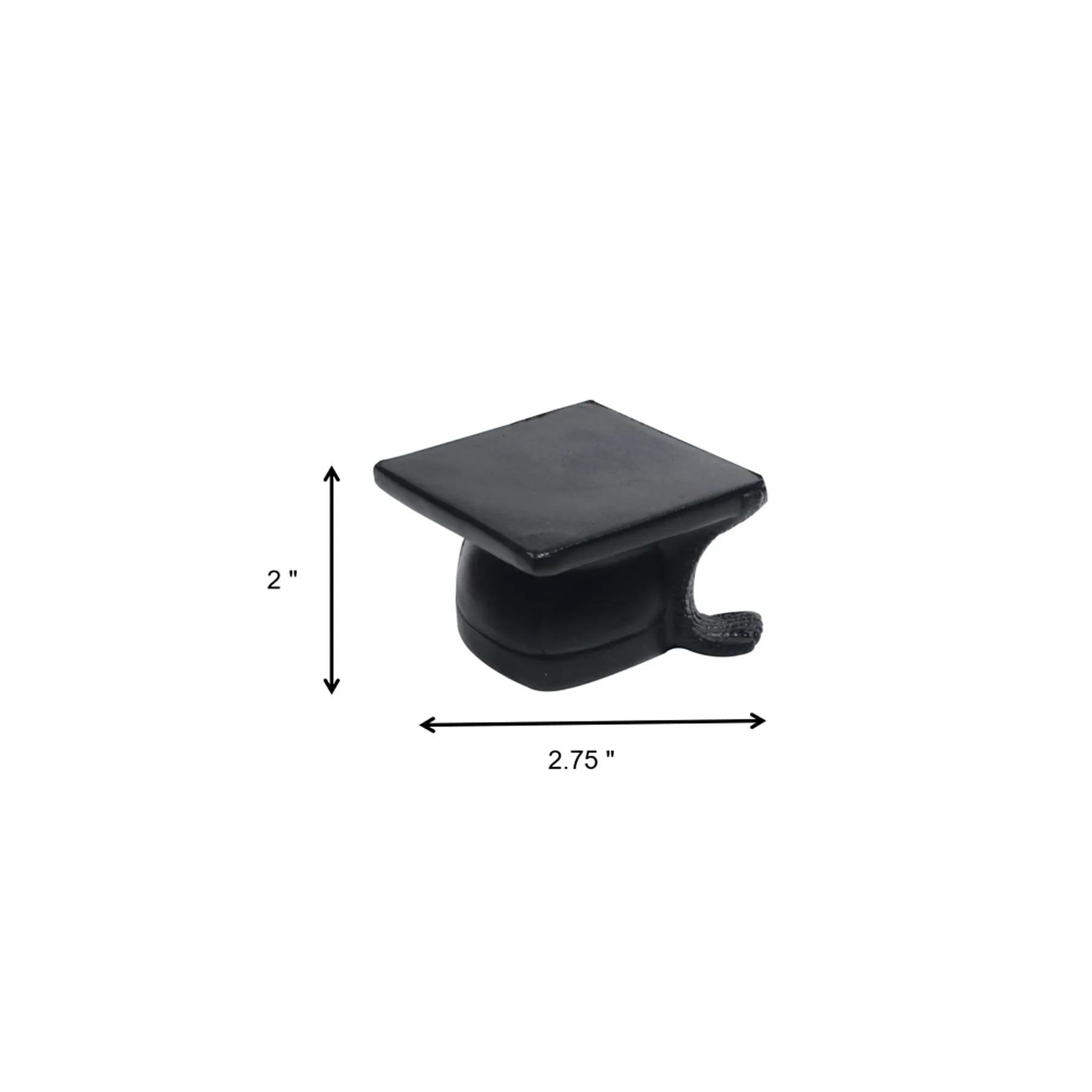 Custom Graduation Cap Stress Reliever Foam Promo Gift - Image 2
