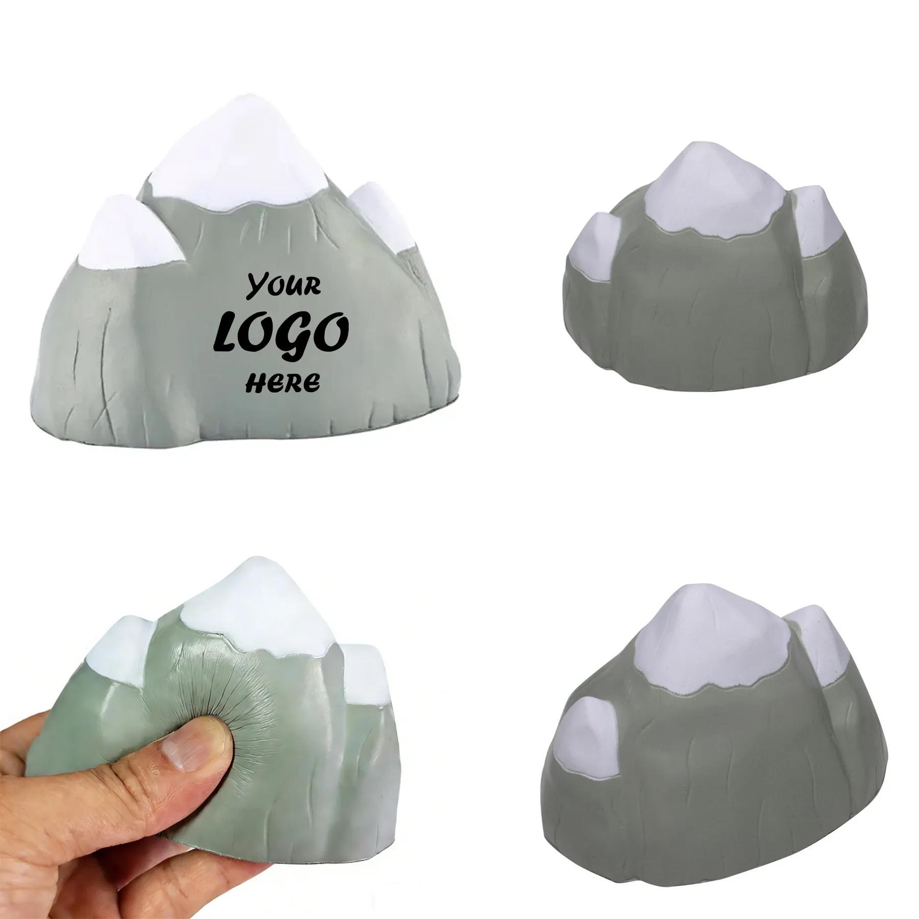Custom Mountain Shape Stress Reliever Foam Desk Gift
