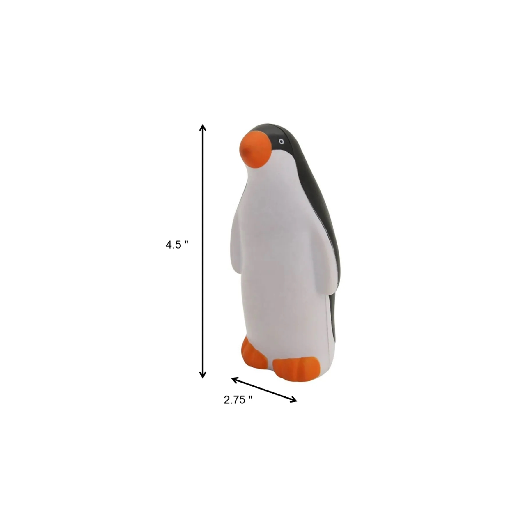 Custom Penguin Stress Reliever Foam Winter Promo Gift - Image 2