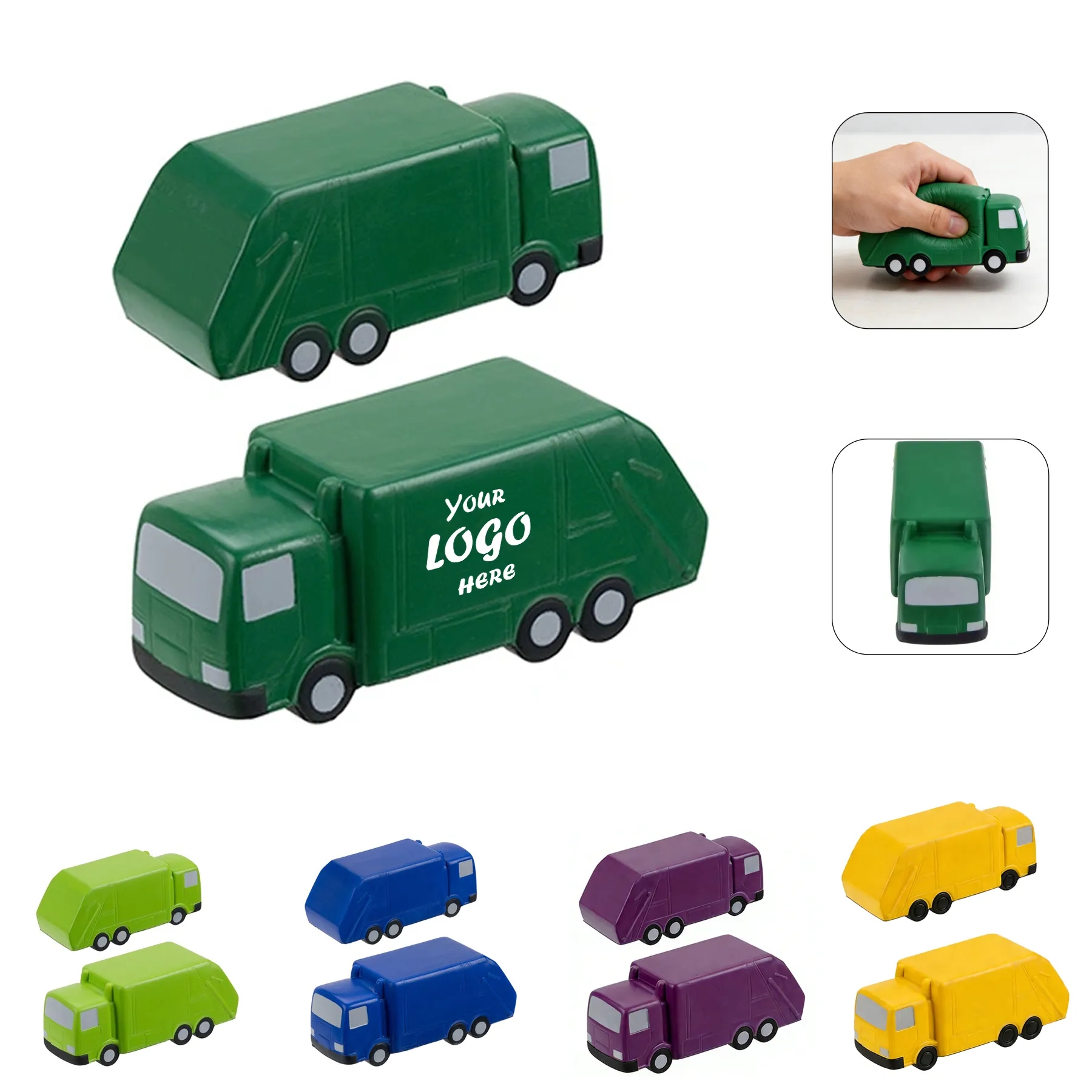 Custom Garbage Truck Stress Reliever Promo Gift