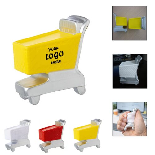 Retail Grocery Custom Shopping Cart Stress Reliever Ball